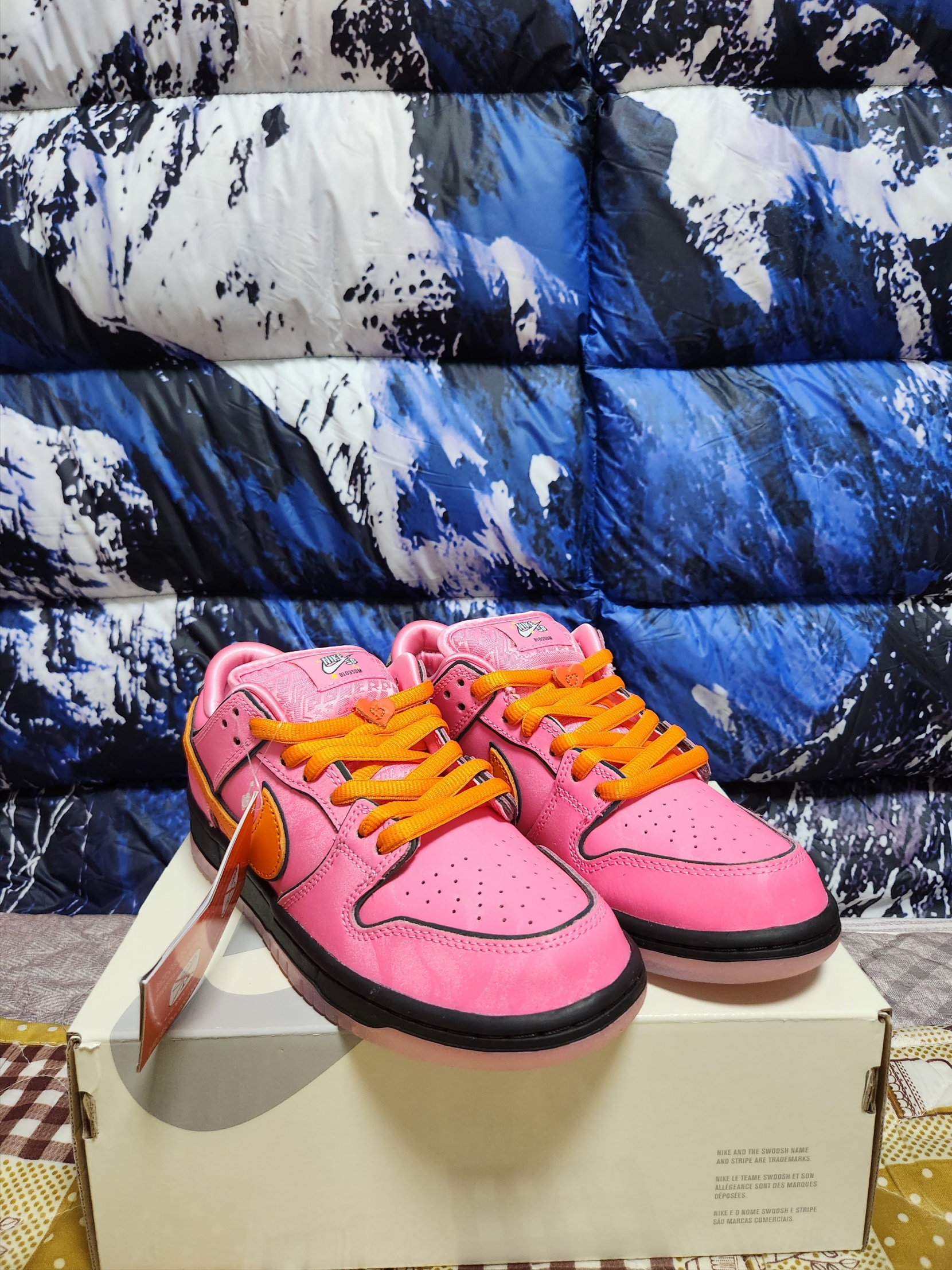 Nike x The Powerpuff Girls SB Dunk Low Pro QS Blossom 착용 스타일