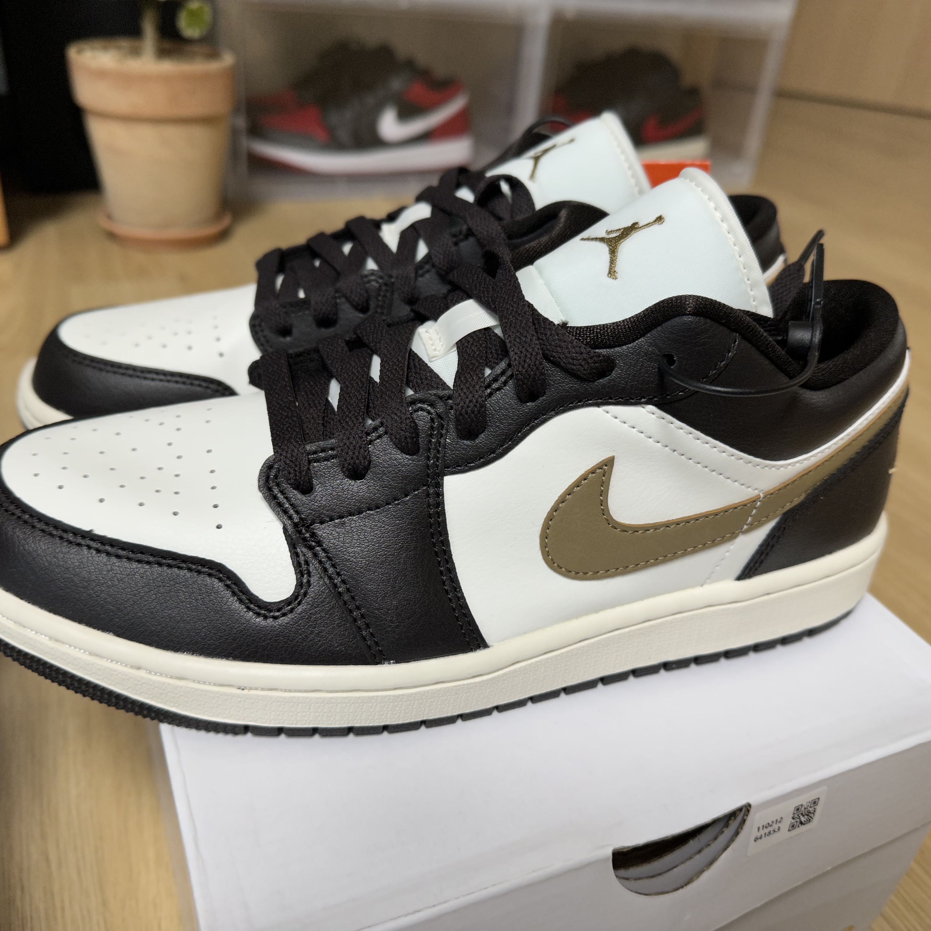 (W) Jordan 1 Low Black and White 착용 스타일 - 2