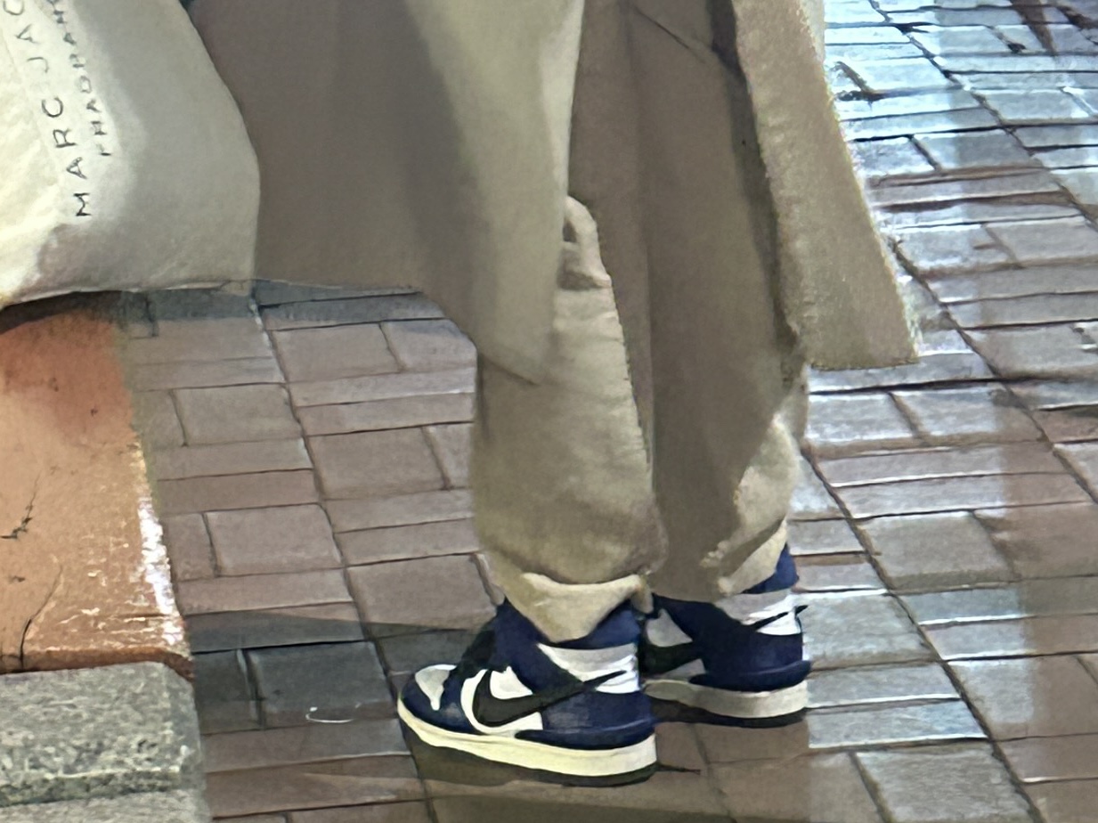 Nike x Ambush Dunk High Deep Royal Blue 착용 스타일