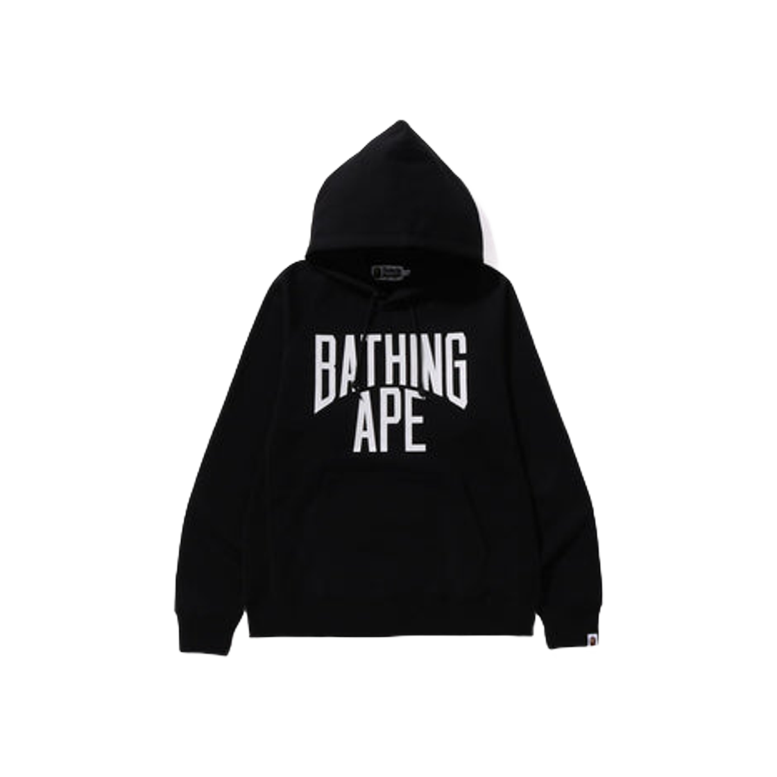 BAPE NYC Logo Pullover Hoodie Black 상세 이미지 1