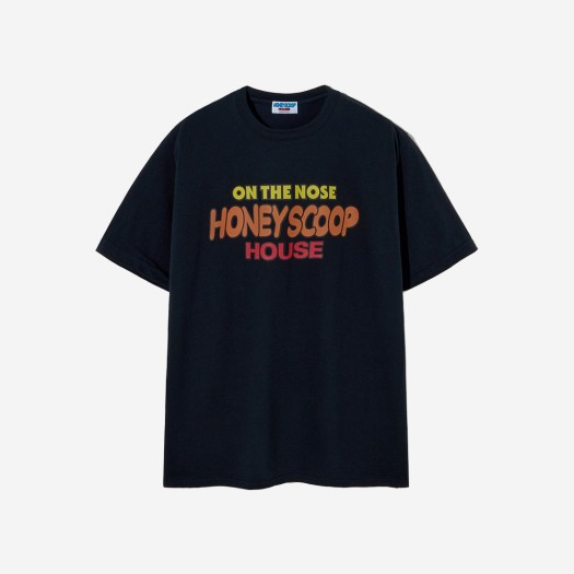 허니스쿱하우스 HSH 로고 티셔츠 블랙