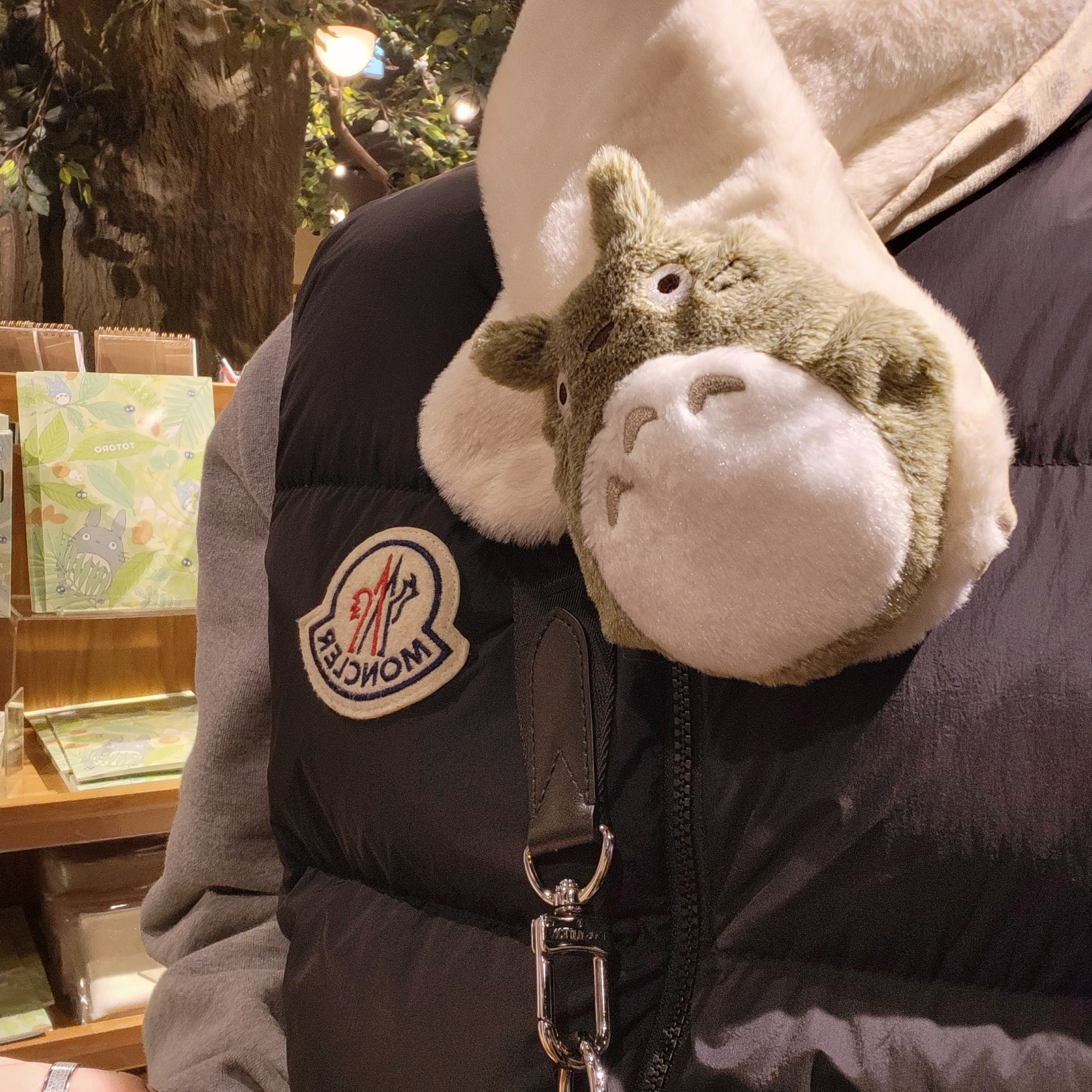 Moncler Almaz Down Gilet Black Navy Blue - 23FW 착용 스타일
