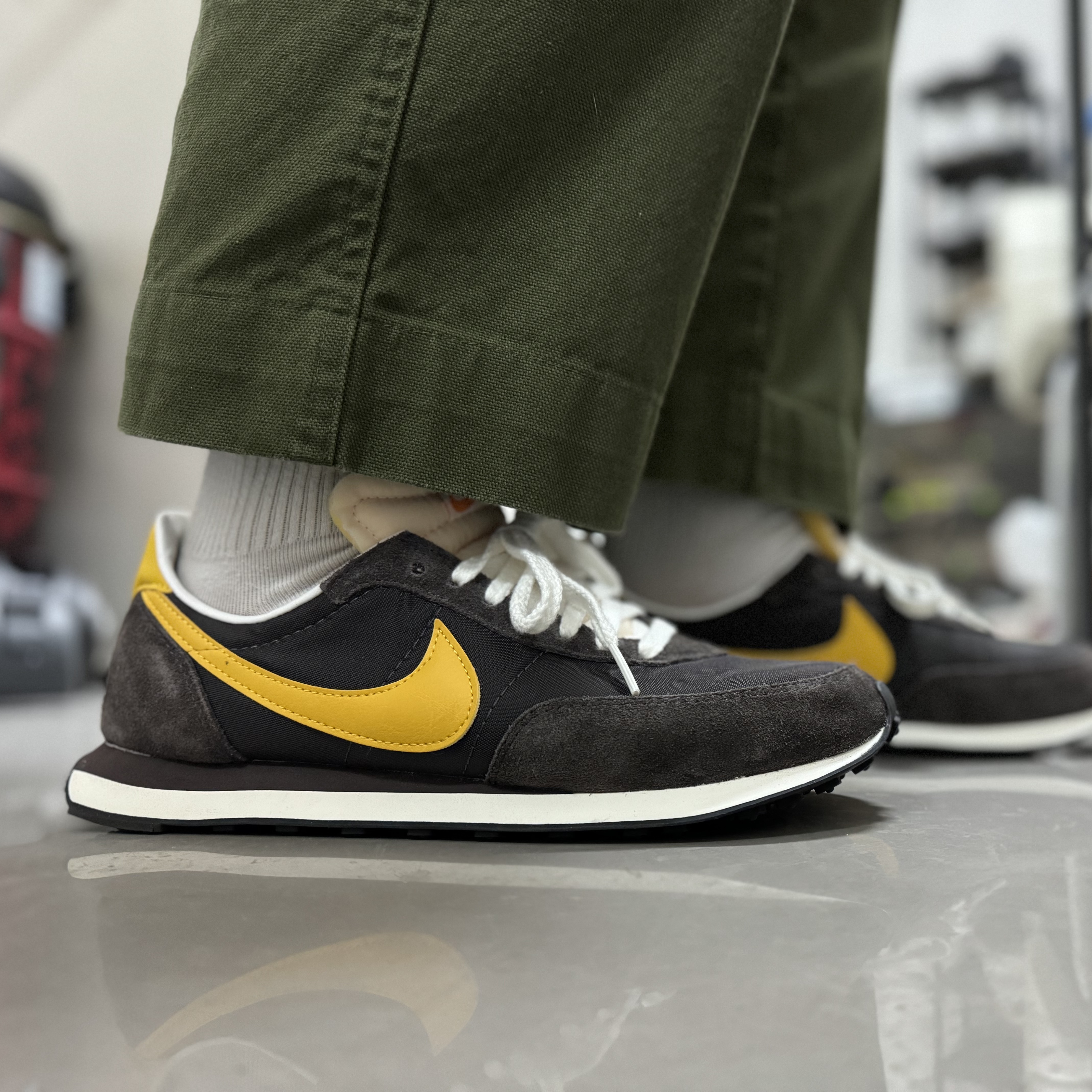 Nike Waffle Trainer 2 SP Velvet Brown 착용 스타일 - 1