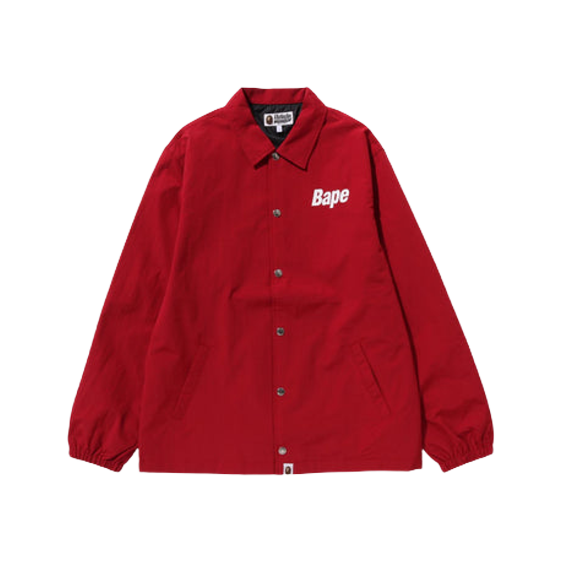 BAPE Logo Coach Jacket Red - Online Exclusive 상세 이미지 1