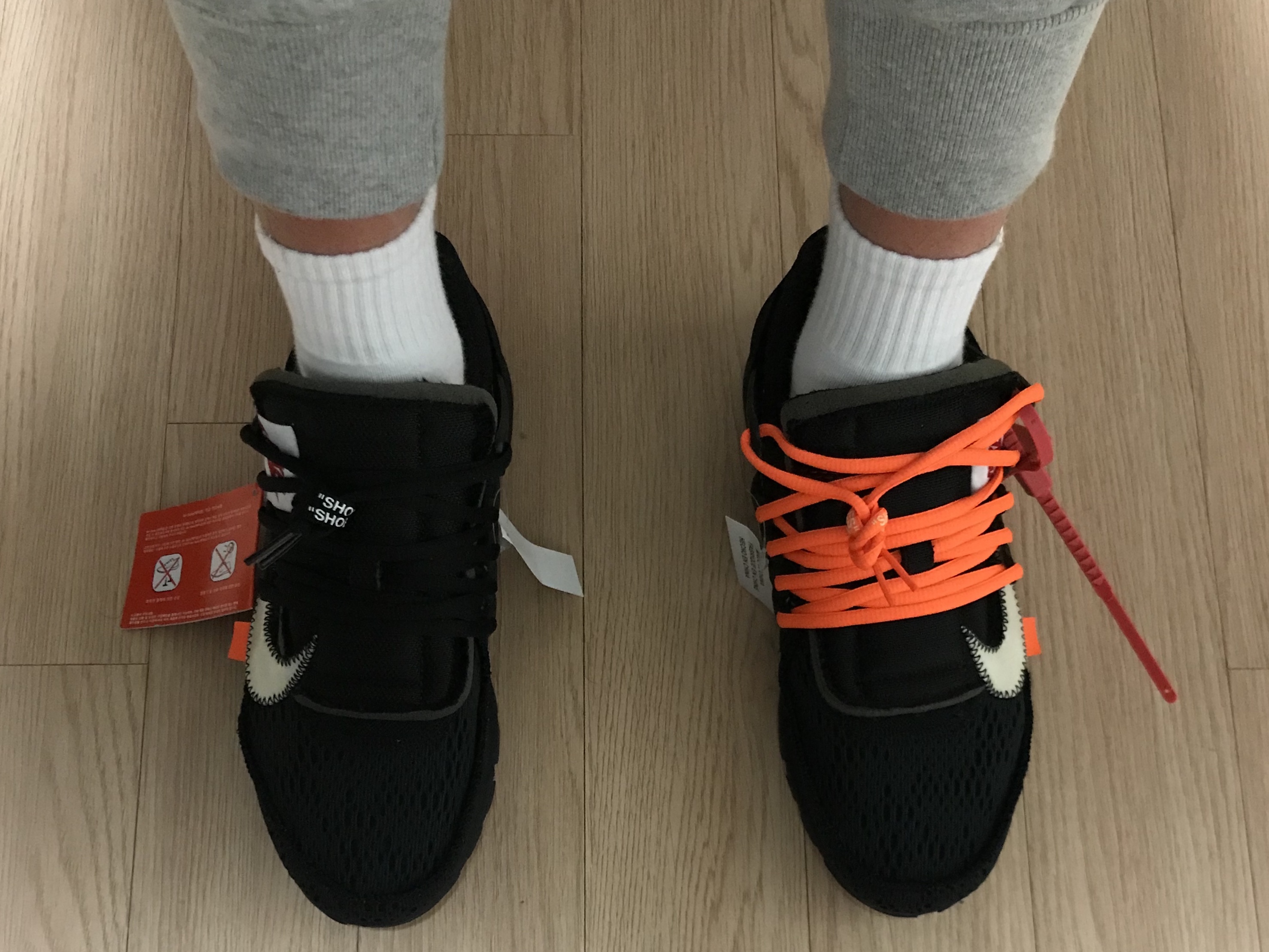 Nike x Off-White Air Presto Black 착용 스타일