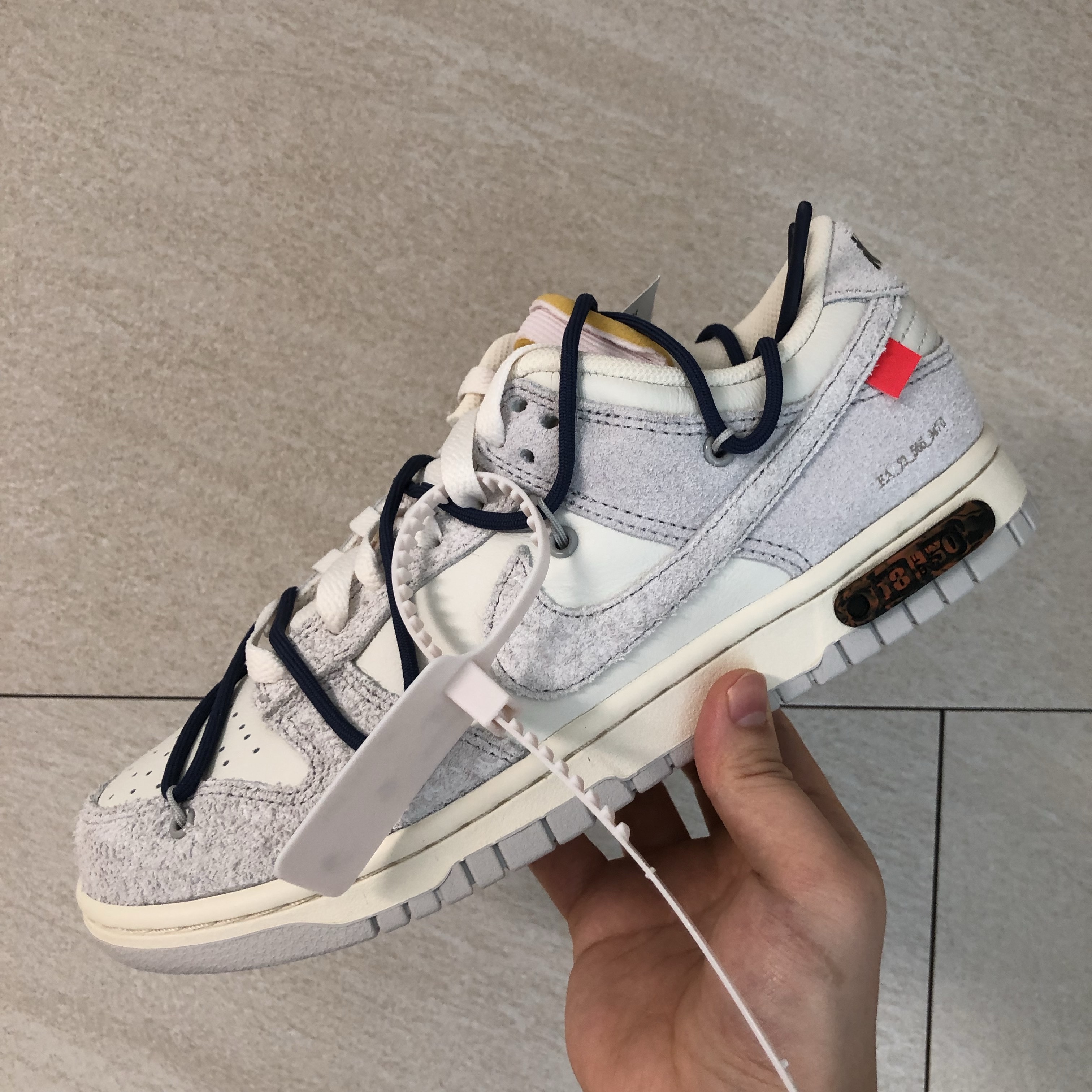Nike x Off-White Dunk Low The 50 - Lot 18 착용 스타일 - 1