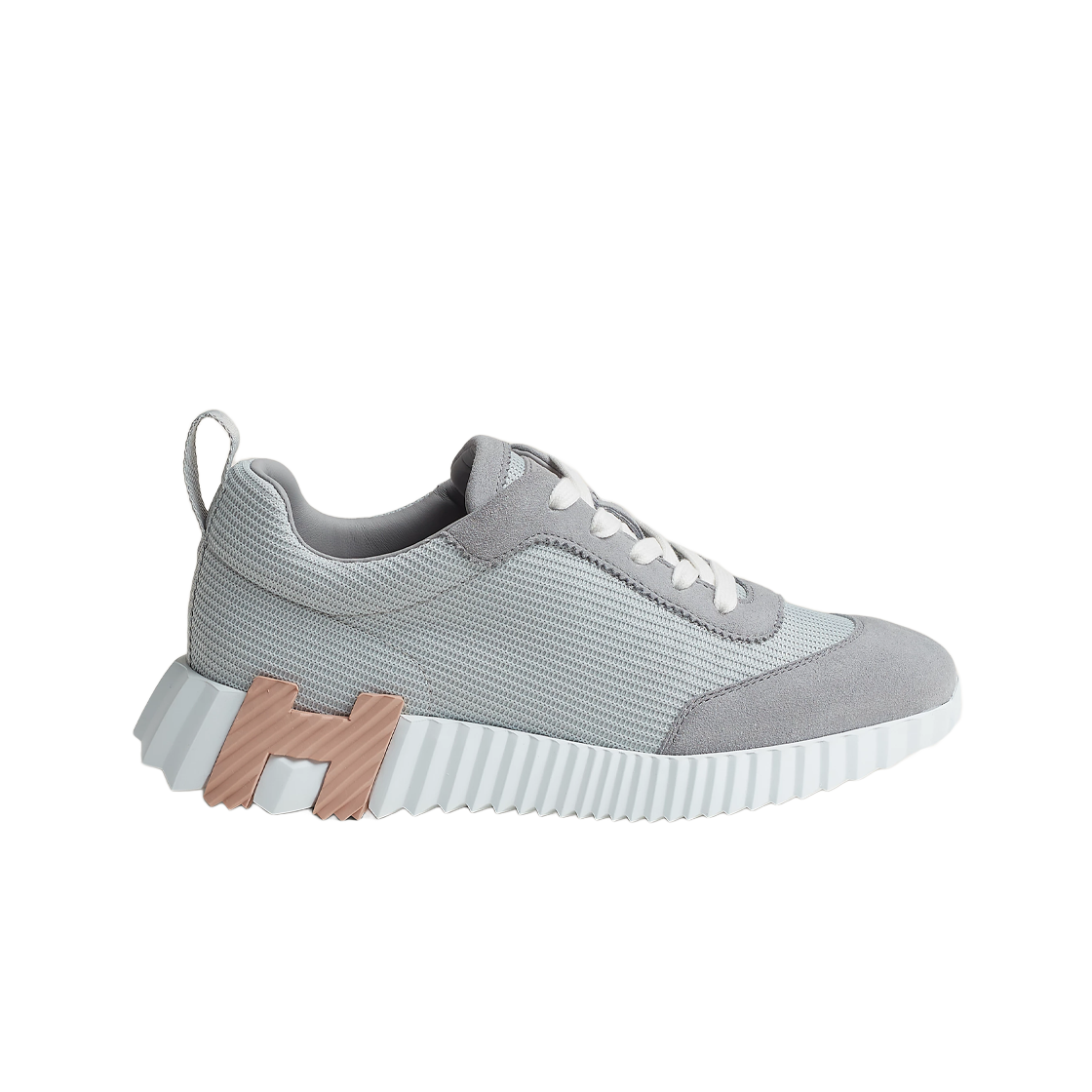 (W) 에르메스 바운싱 스니커즈 메쉬 스웨이드 고트스킨 & 그리 떵뻬렁스