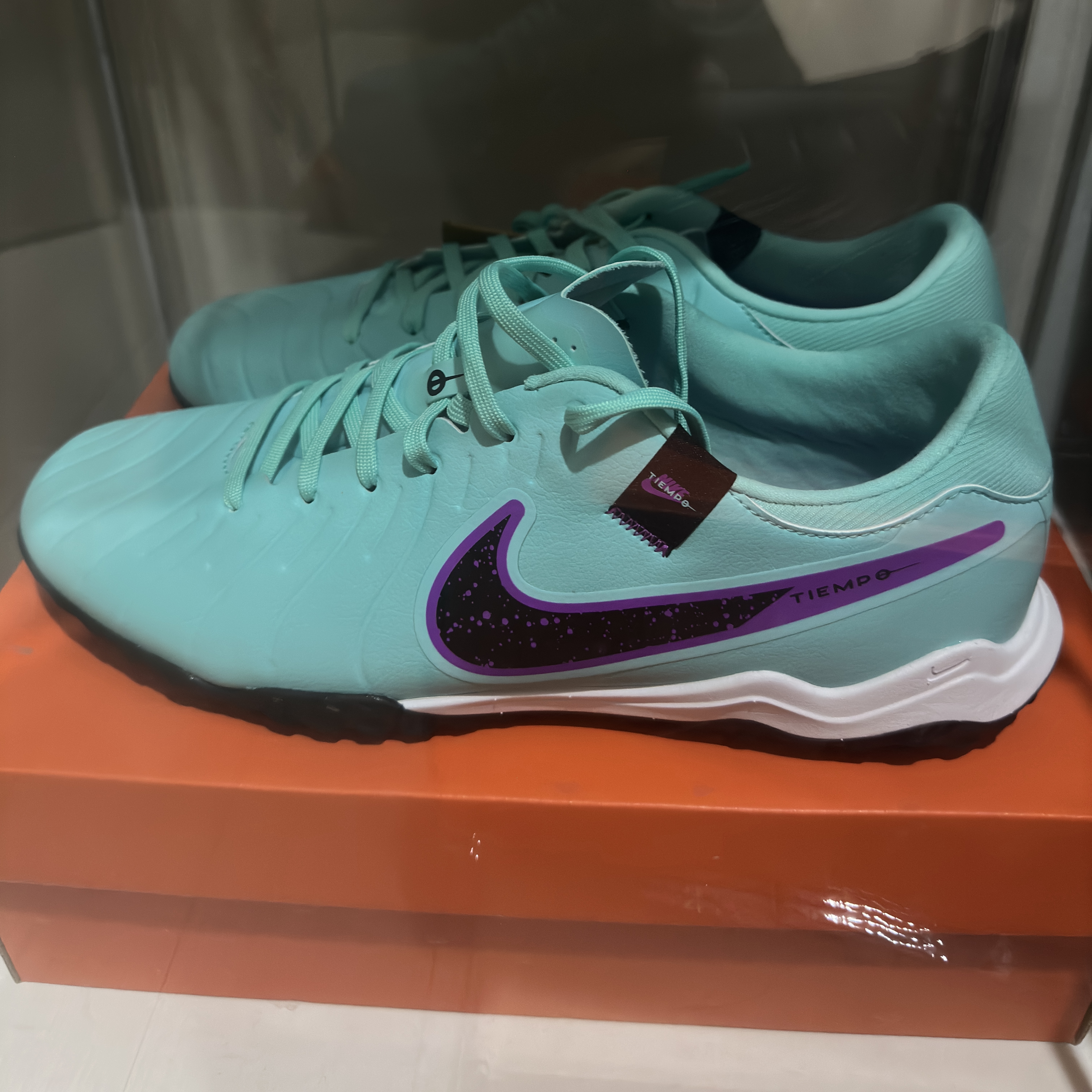 Nike Tiempo Legend 10 Academy TF Hyper Turquoise 착용 스타일