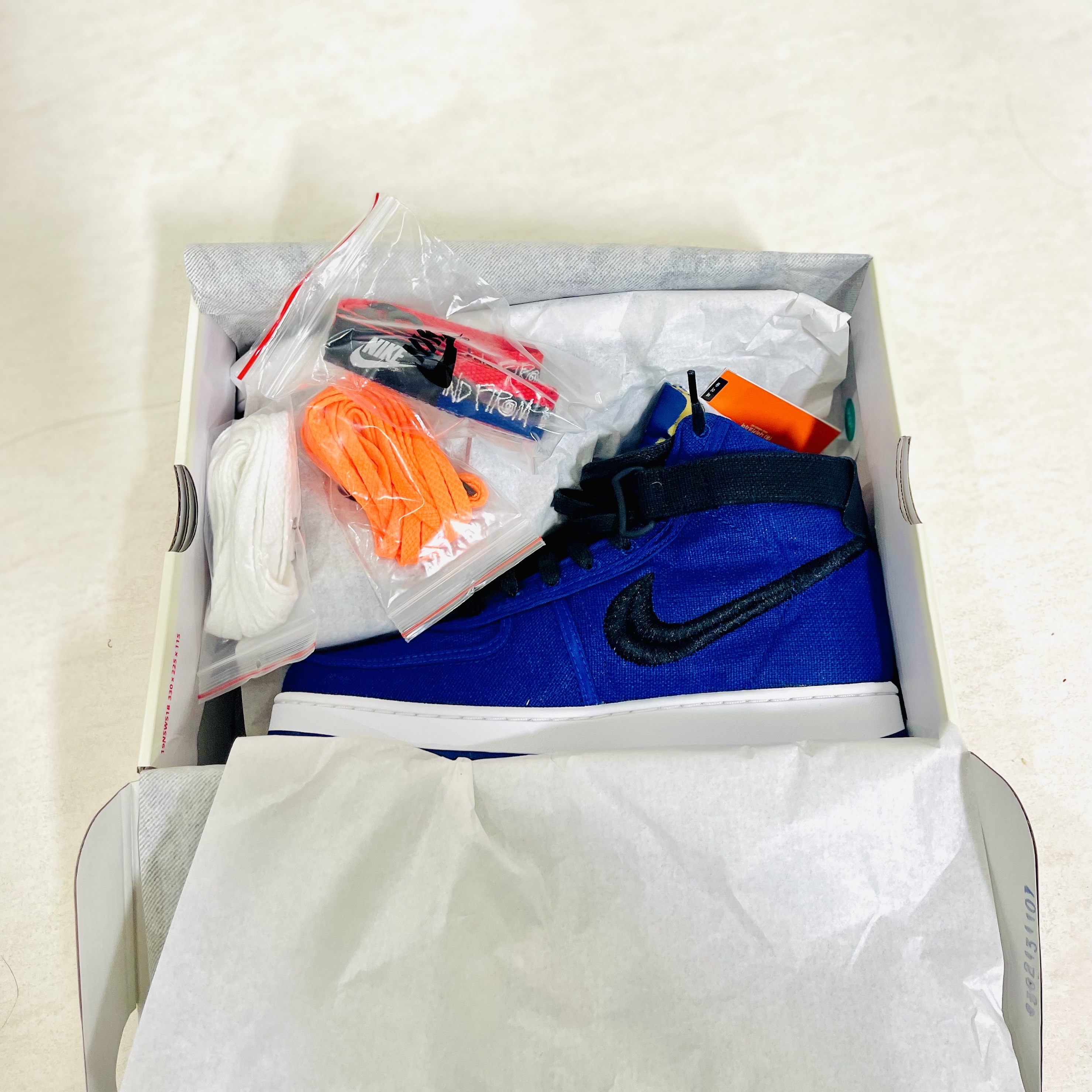 Nike x Stussy Vandal High Deep Royal Blue 착용 스타일