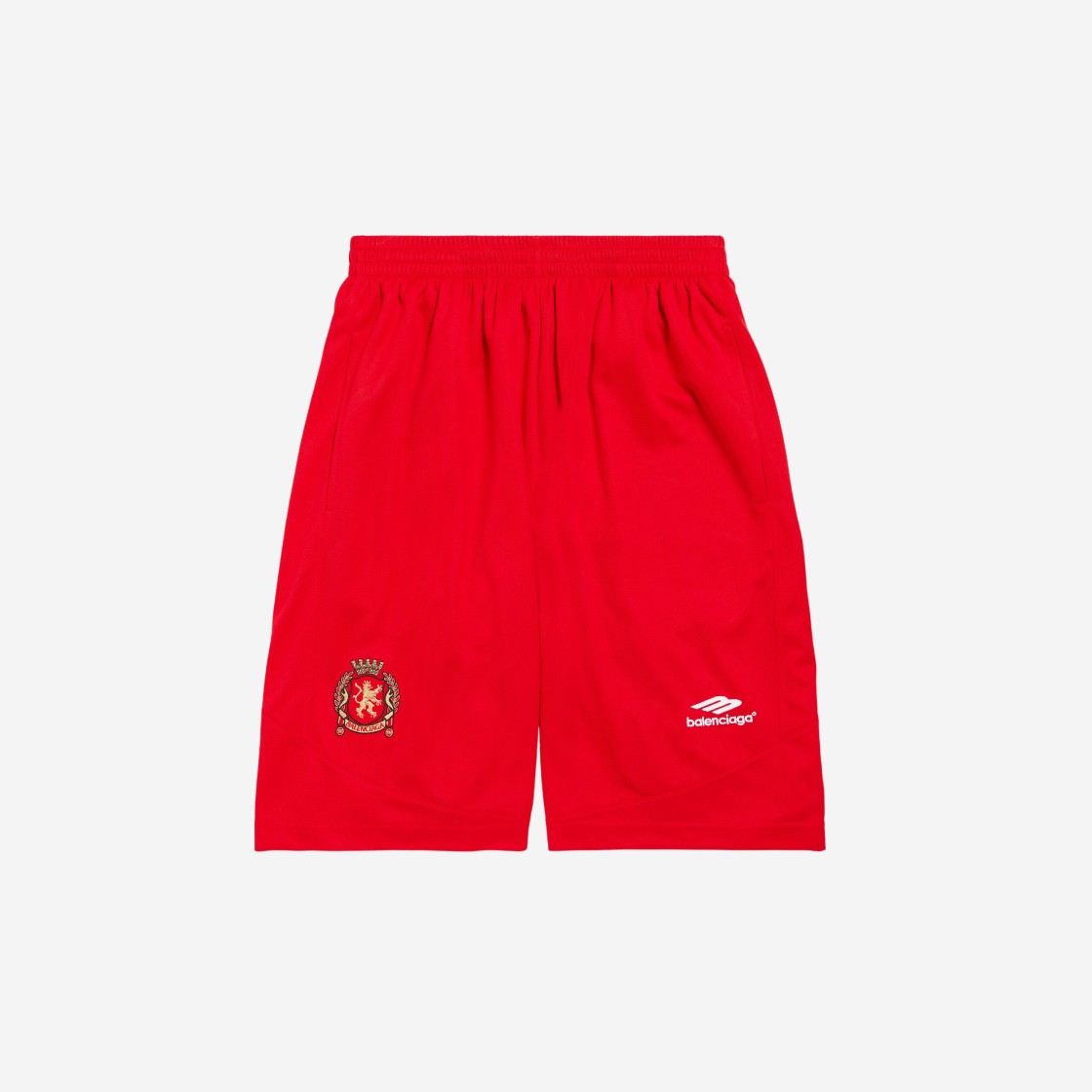 Balenciaga Soccer Series Soccer Baggy Shorts Red 상세 이미지 1