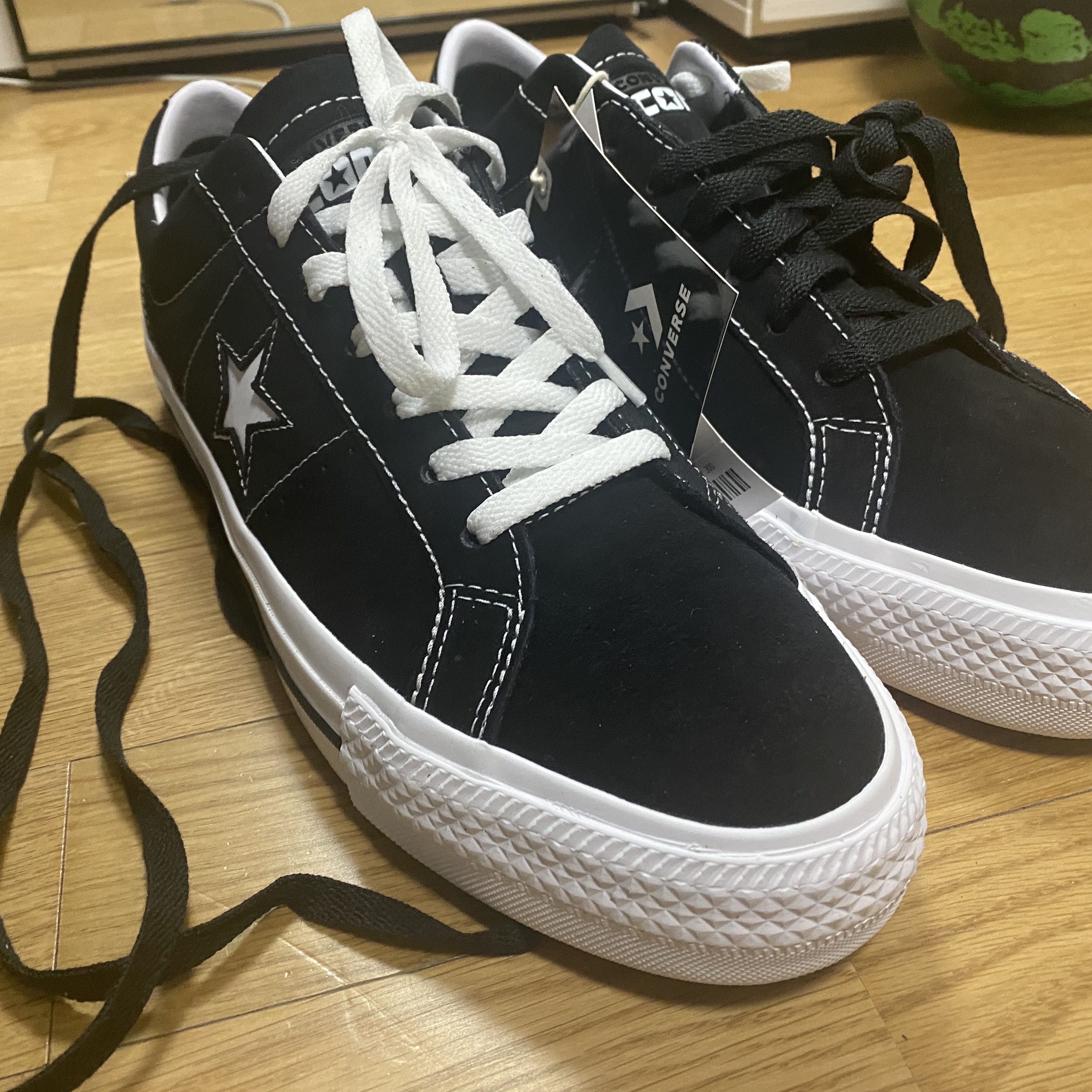 Converse One Star Pro Ox Black White 착용 스타일