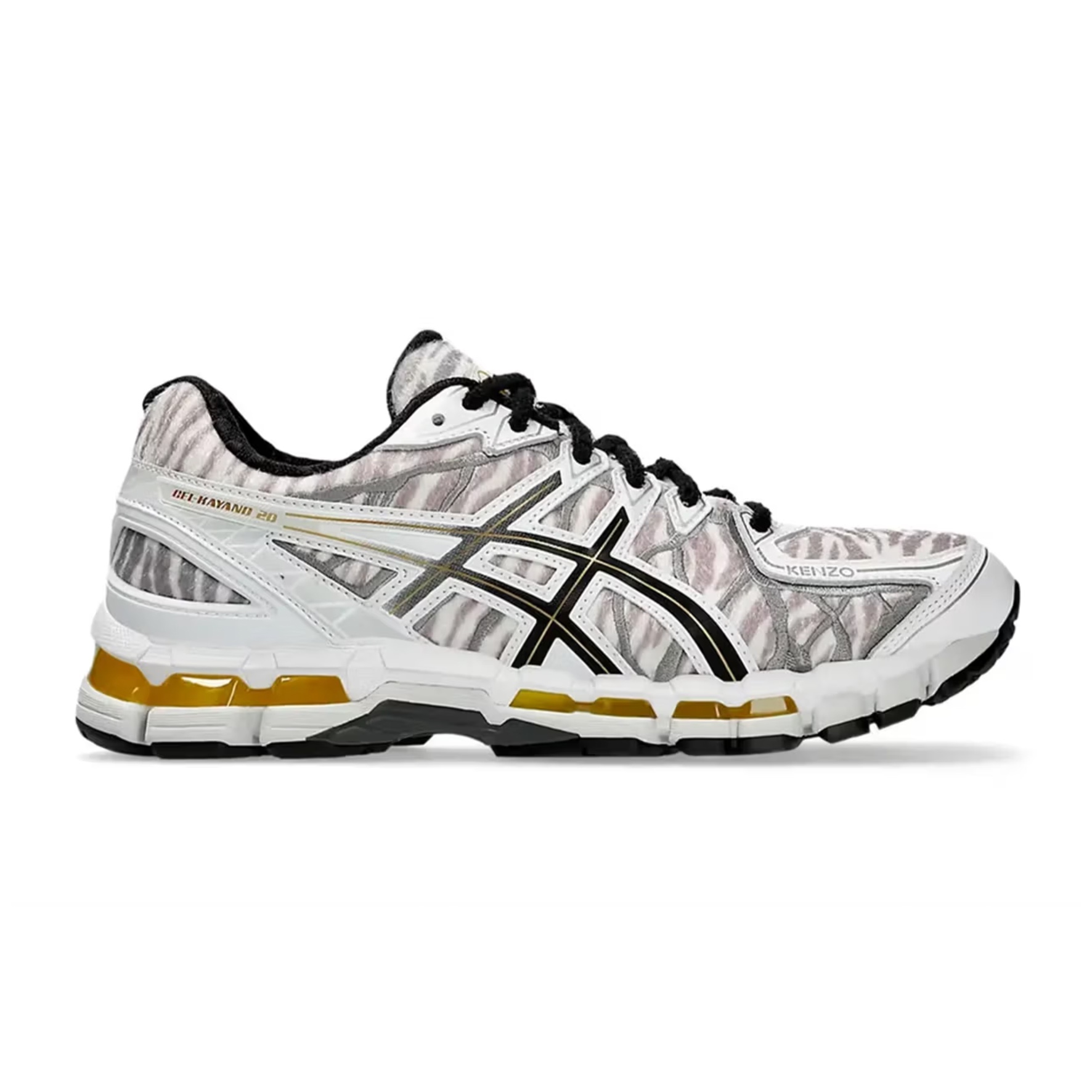 Asics x Kenzo Gel-Kayano 20 by Nigo Glacier Grey Black, Asics x Kenzo Gel-Kayano 20 by Nigo Multi White 착용 스타일 - 4