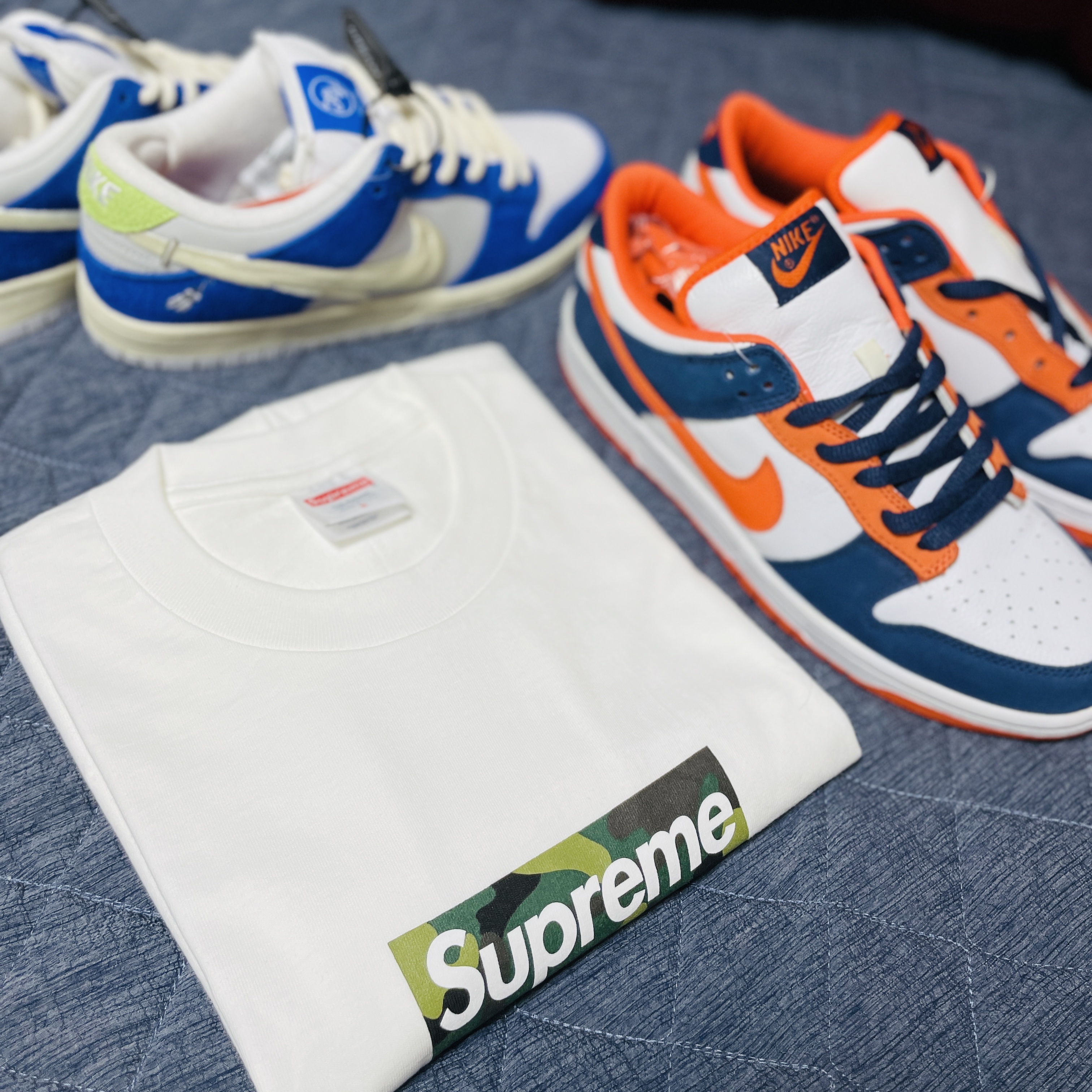 Supreme Box Logo T-Shirt White - 23FW 착용 스타일