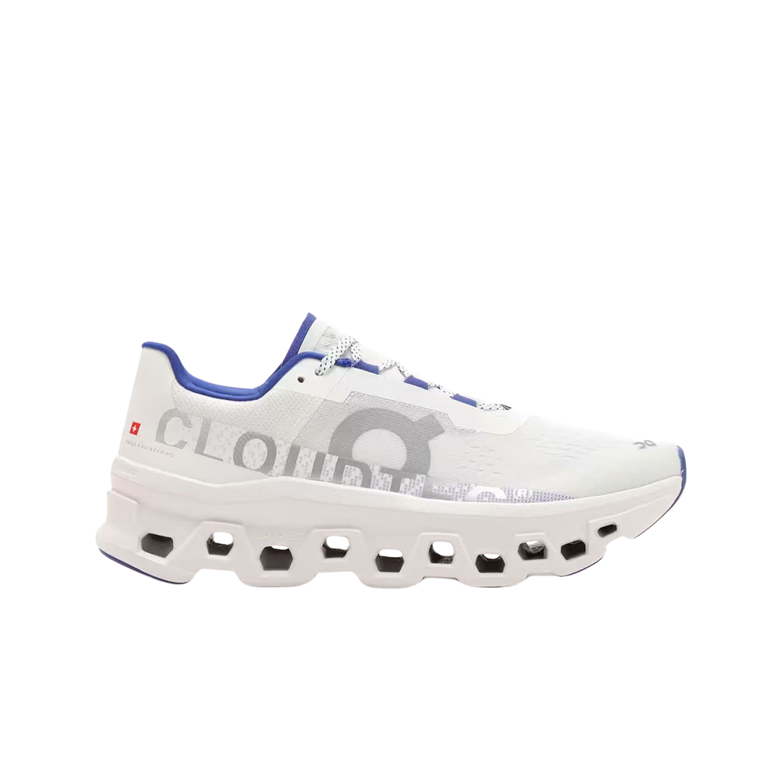 On Running Cloudmonster White Indigo 상세 이미지 1