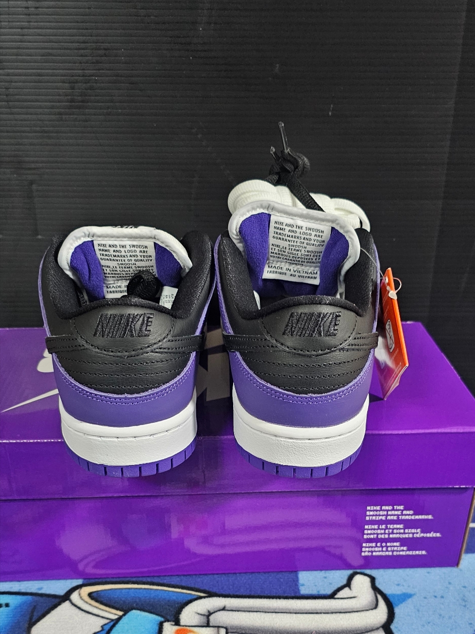 Nike SB Dunk Low Pro Court Purple 착용 스타일 - 4