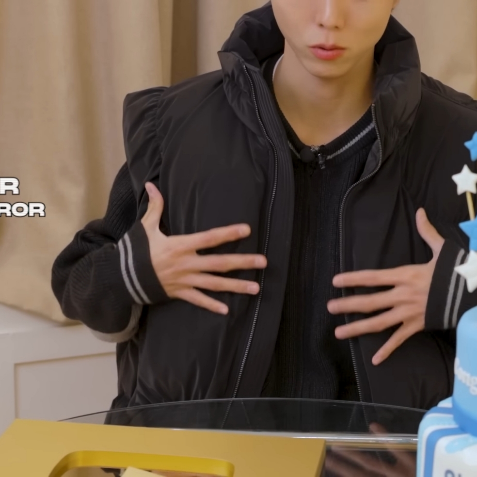 Ader Error Aren Down Vest Noir 착용 스타일 - 3