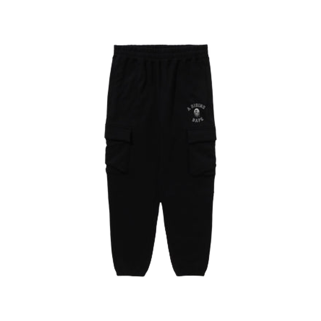 BAPE A Rising BAPE Military Sweatpants Black 상세 이미지 1