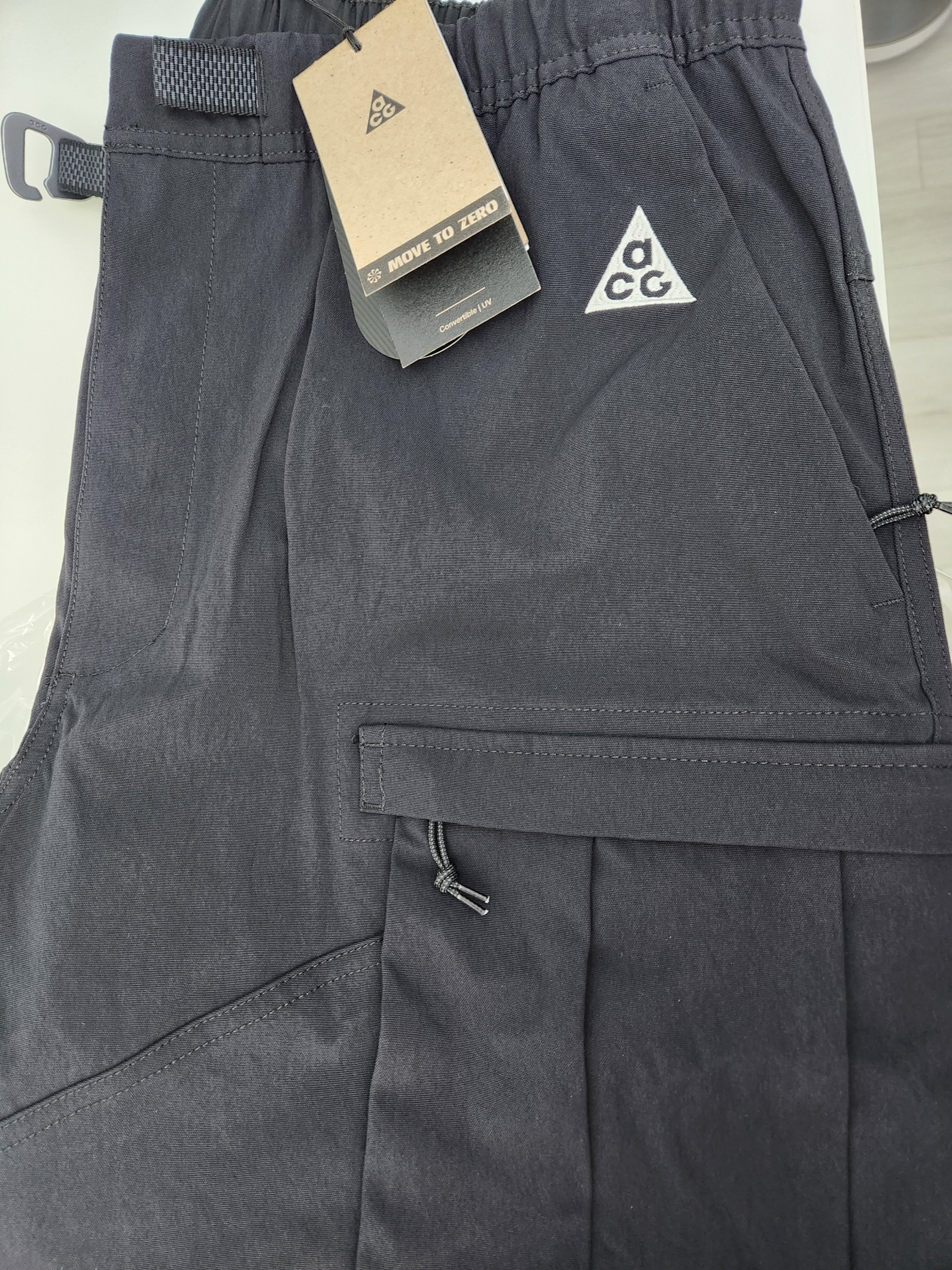 Nike ACG Smith Summit Cargo Pants Black Anthracite - Asia 착용 스타일