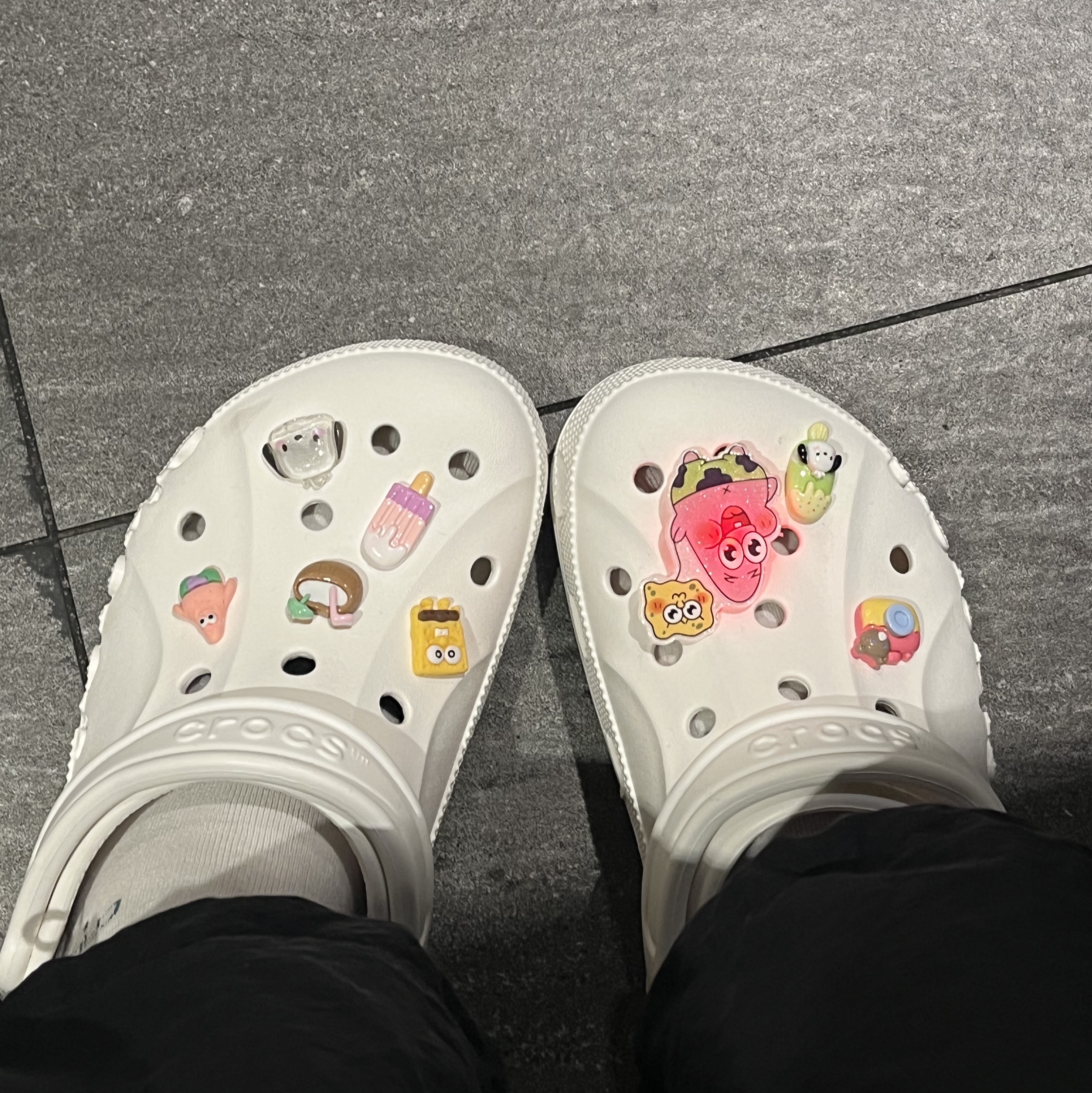 Crocs Baya Clog White 착용 스타일 - 2