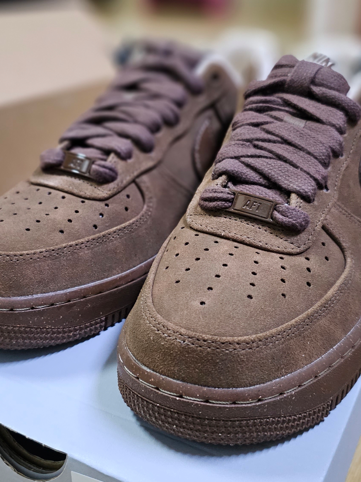 (W) Nike Air Force 1 '07 Cacao Wow 착용 스타일 - 3
