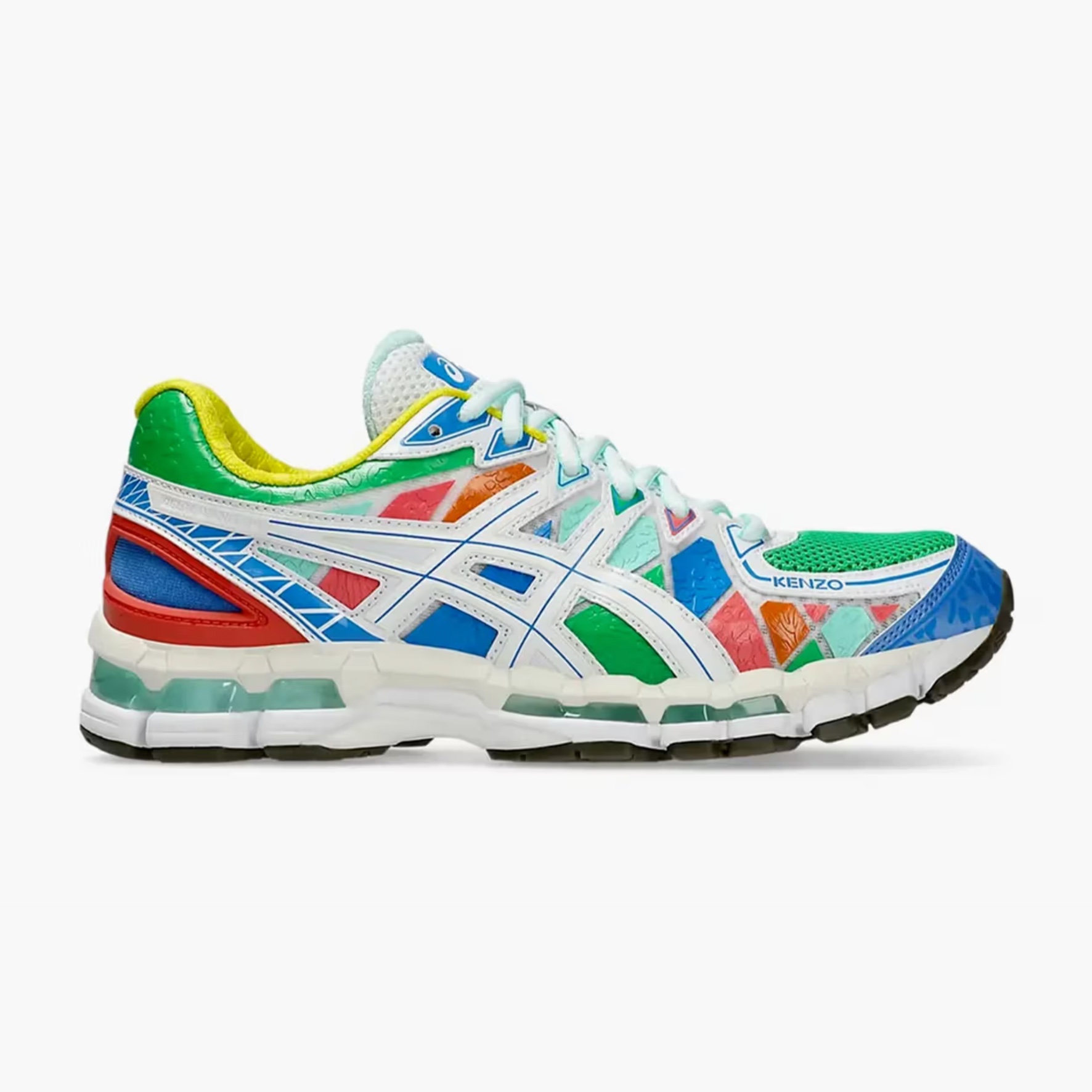 Asics x Kenzo Gel-Kayano 20 by Nigo Glacier Grey Black, Asics x Kenzo Gel-Kayano 20 by Nigo Multi White 착용 스타일 - 3