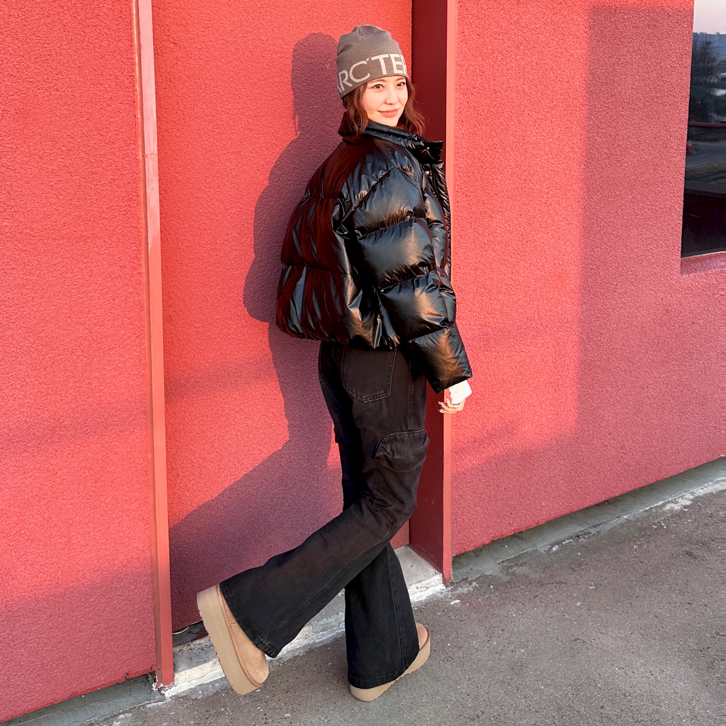 Arc'teryx Word Head Toque Forage Habitat, (W) UGG Classic Mini Platform Boots Chestnut 착용 스타일 - 1