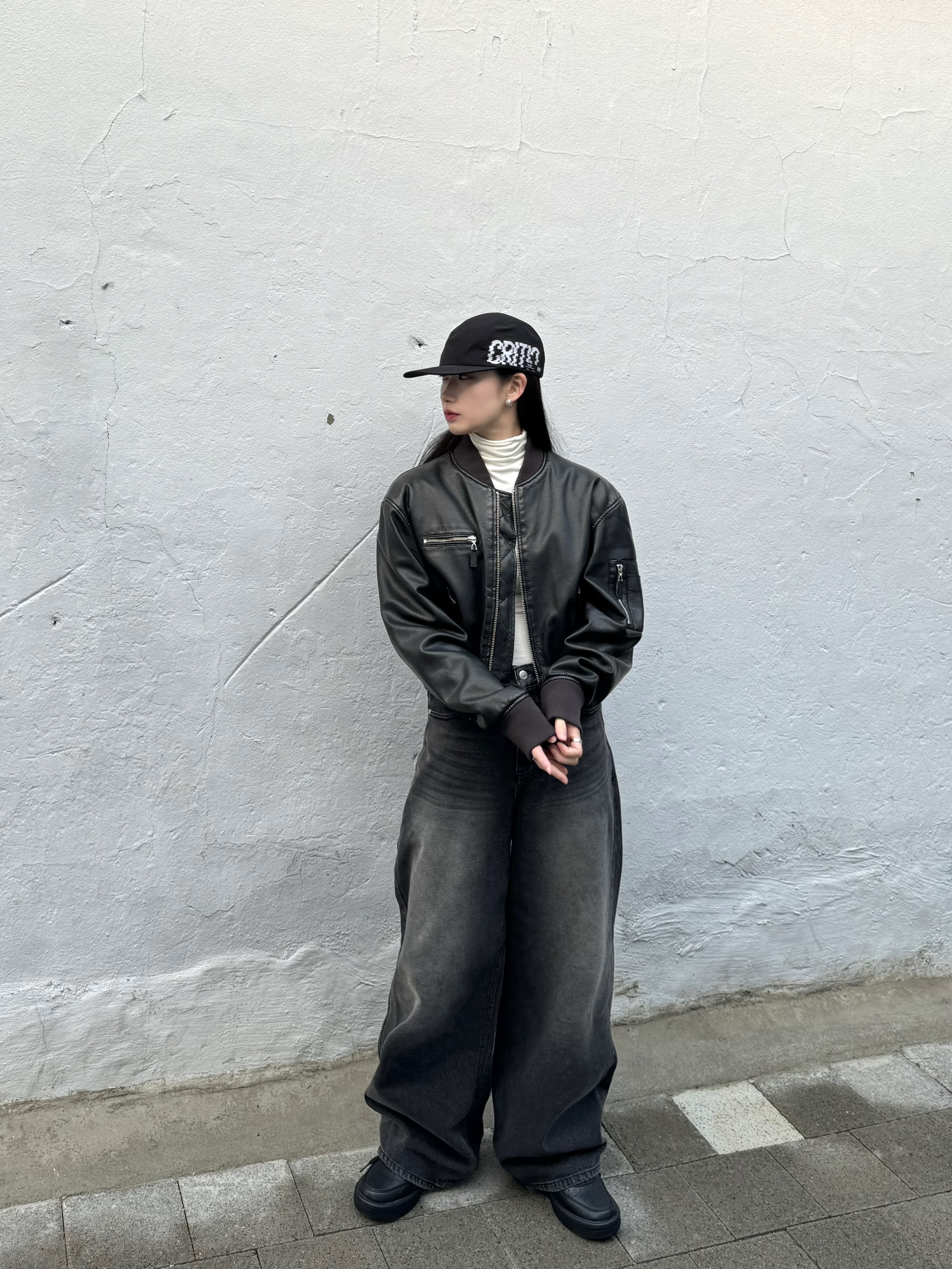 Nike x Ambush Air Force 1 Low SP Black 착용 스타일 - 4