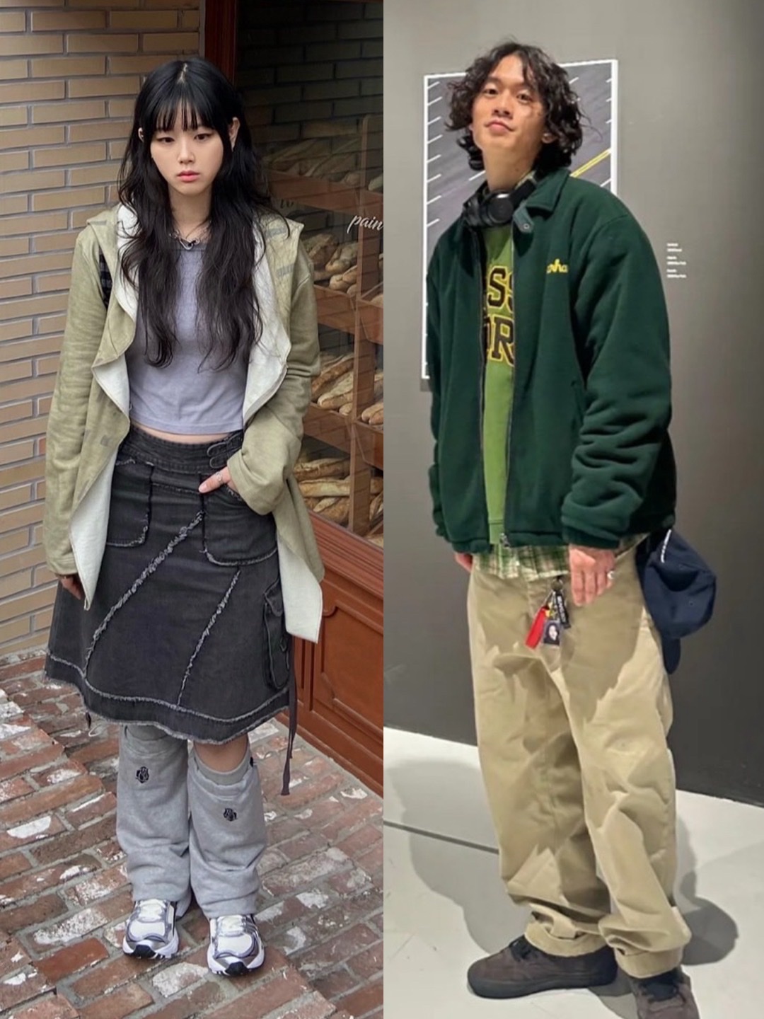 Adidas Superstar Core Black White, The North Face 1996 Retro Nuptse Jacket Brick House Red 착용 스타일 - 3