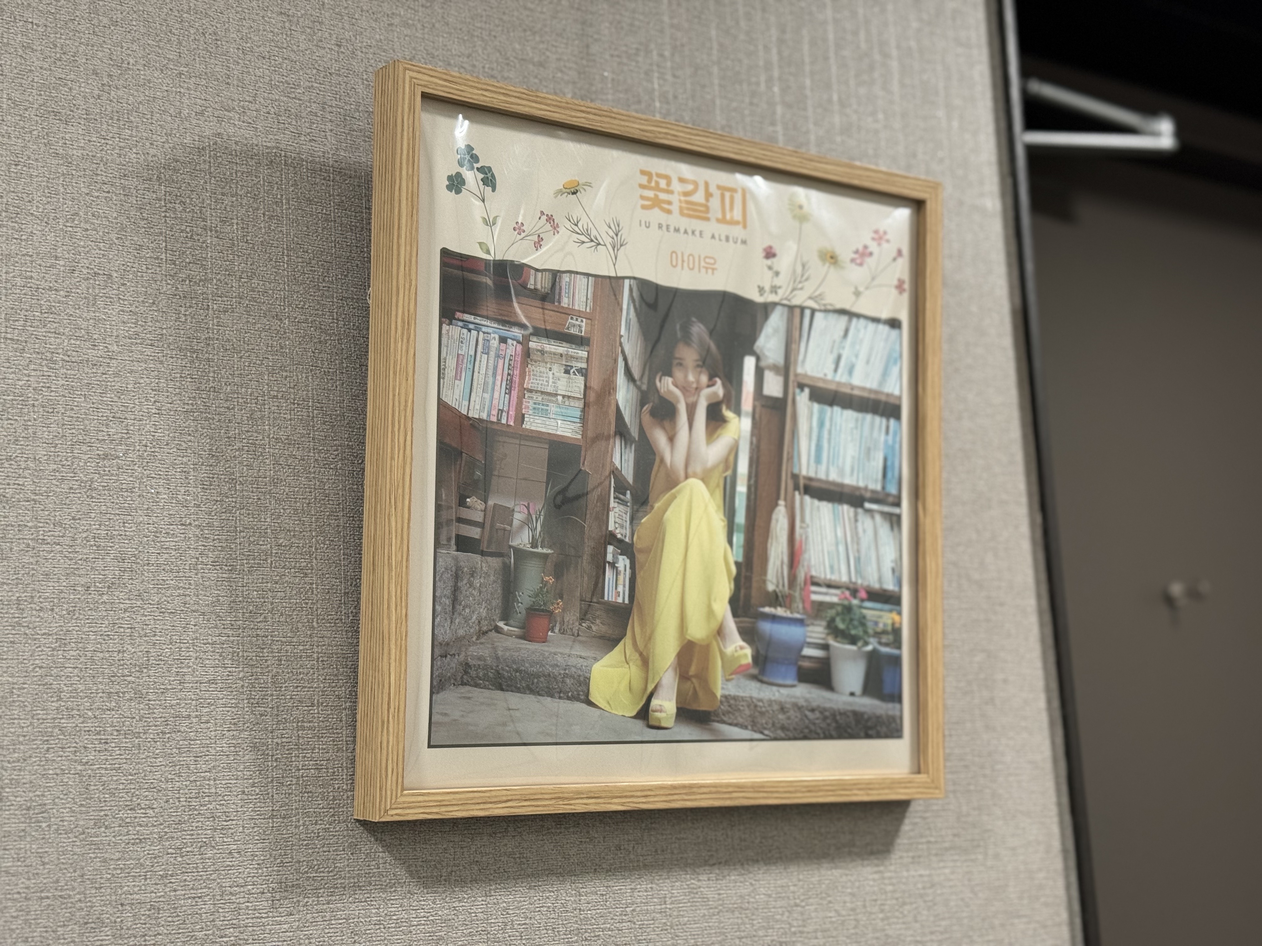 IU Remake Album A Flower Bookmark (Edam Ver.) LP 착용 스타일