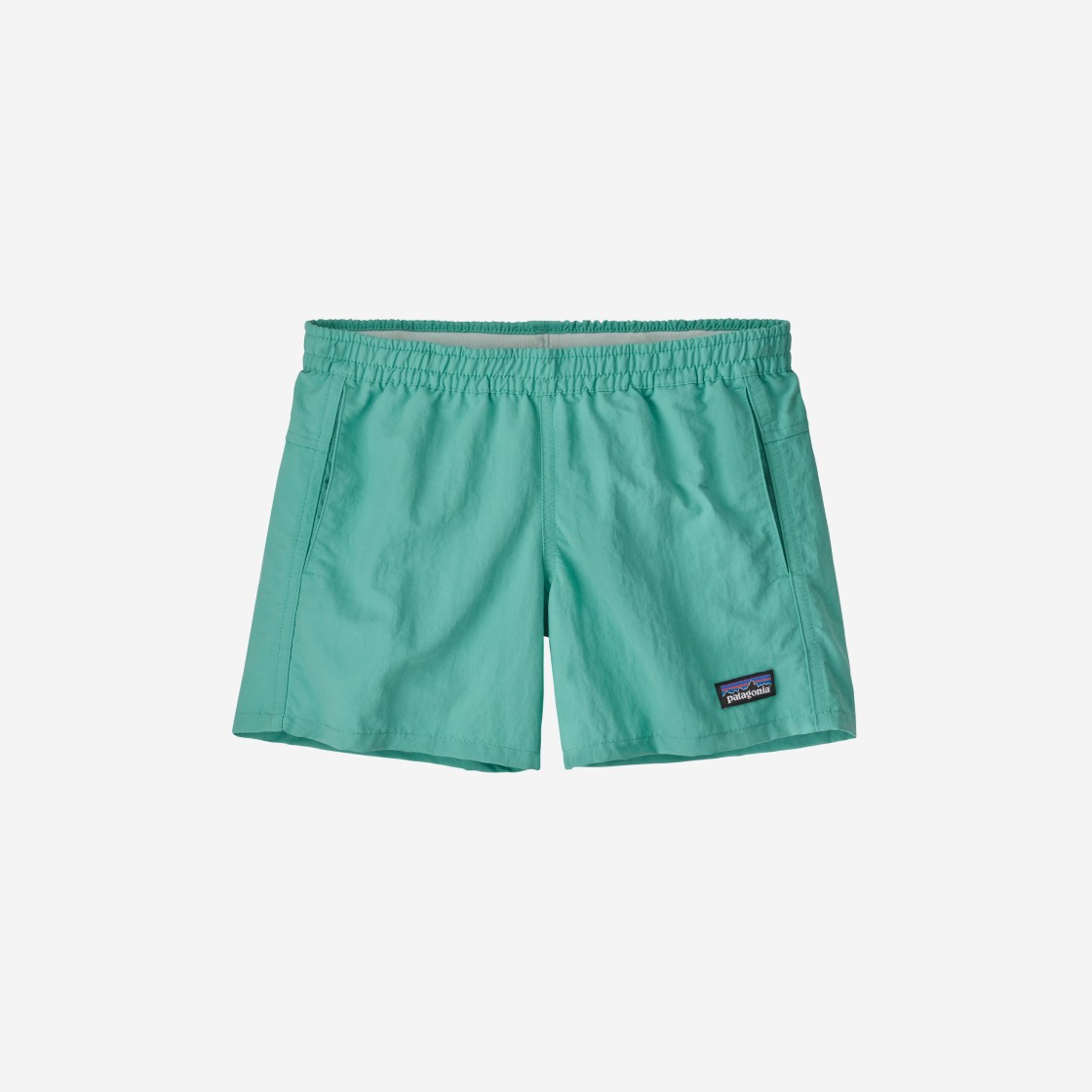 (Kids) Patagonia Baggies Shorts 4 Inch Unlined Fresh Teal 상세 이미지 1