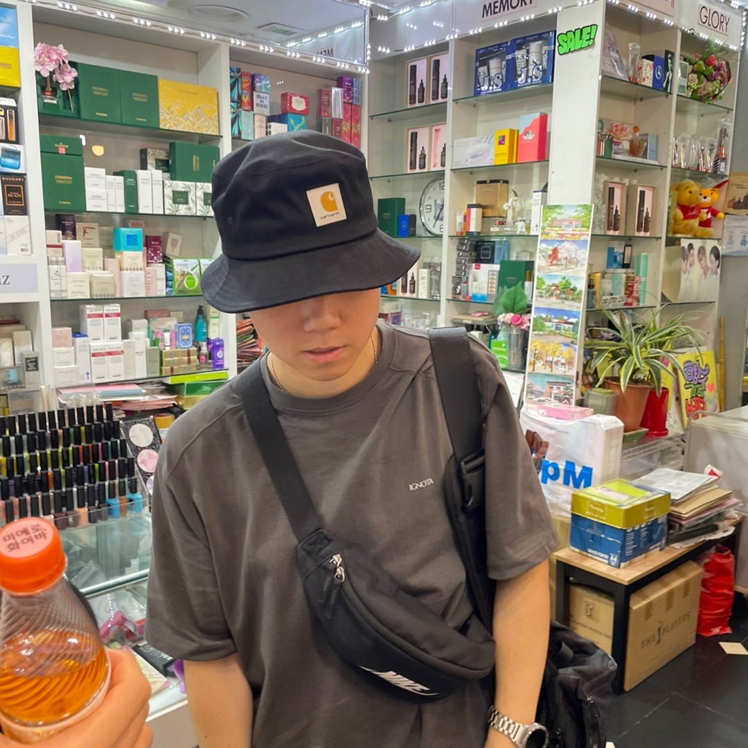 Ignota Core:5 Anima Short Sleeve T-Shirt Charcoal, Nike x Peaceminusone Wide Pants Black (DR0096-010) 착용 스타일 - 2