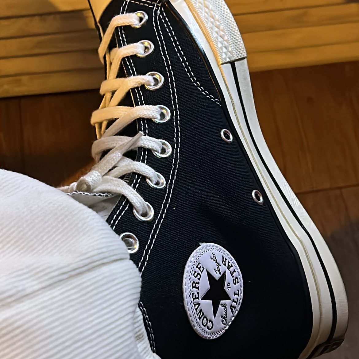 Converse Chuck 70 Hi Black 착용 스타일