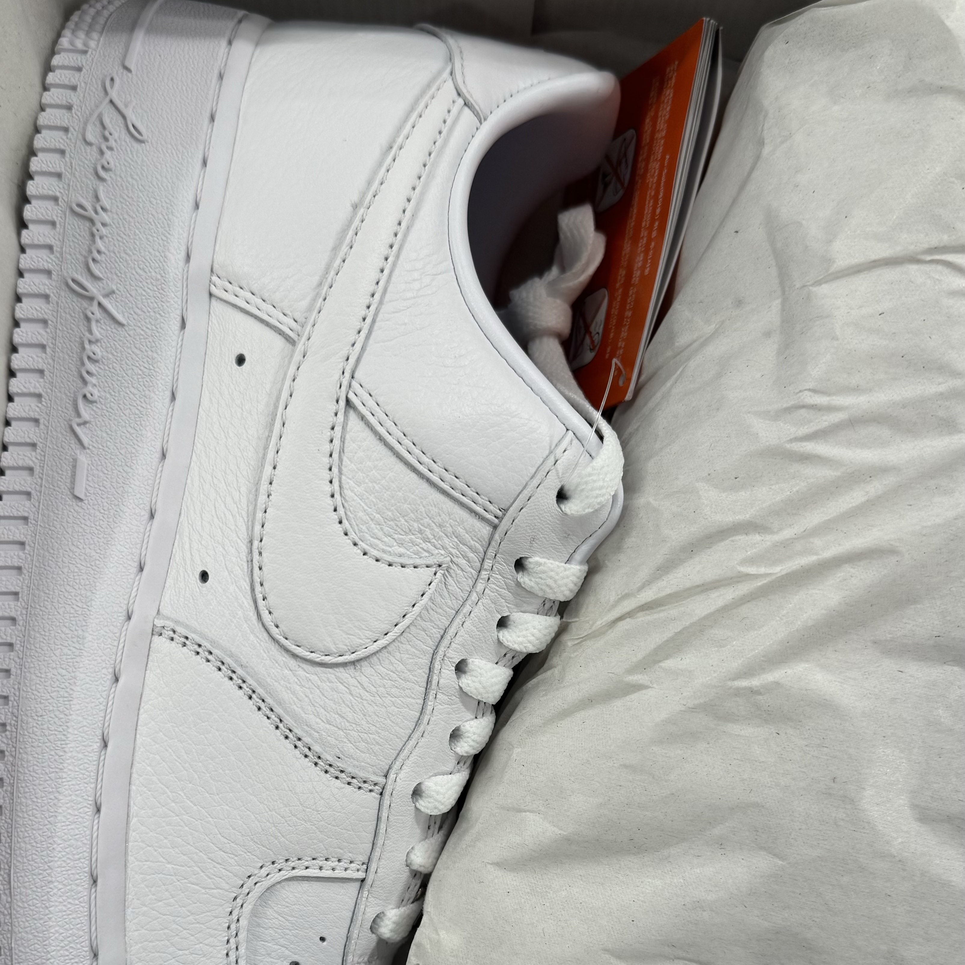 Nike x Drake Nocta Air Force 1 Low SP Certified Lover Boy White 착용 스타일