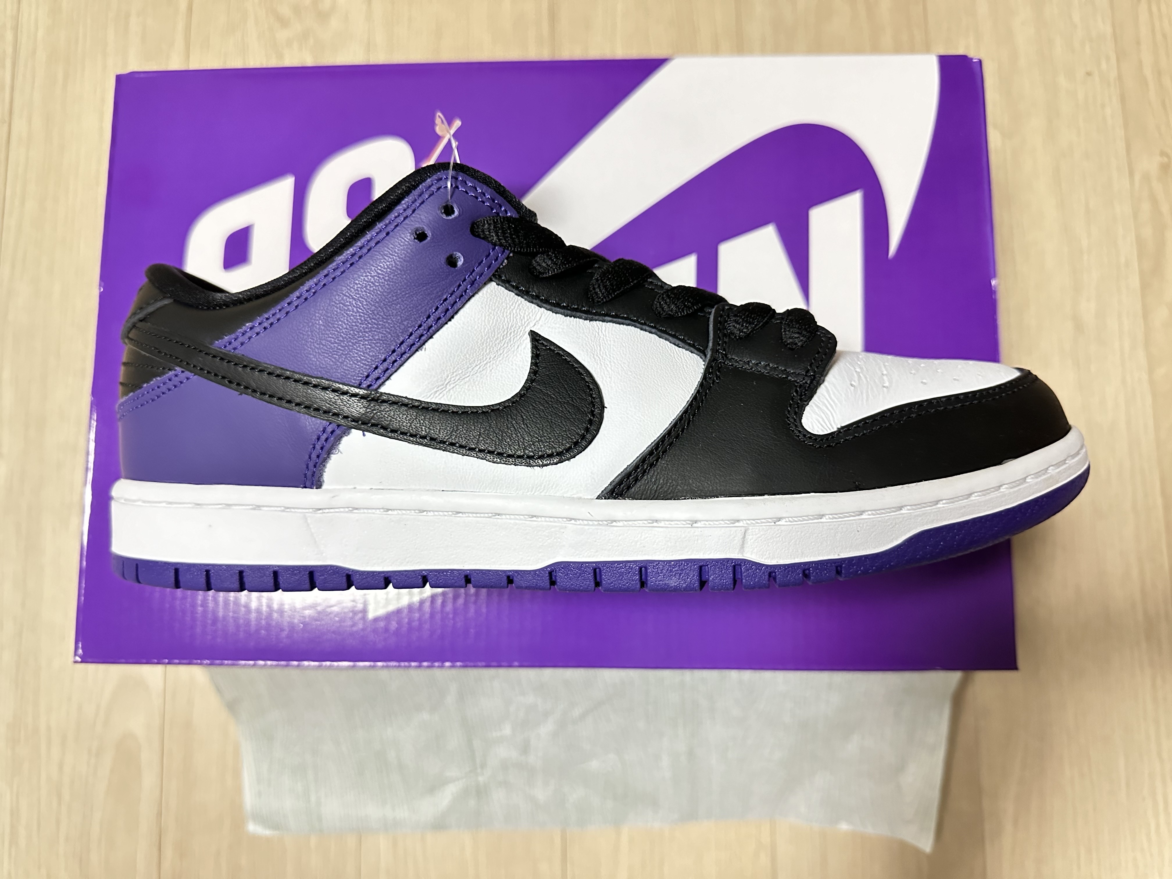 Nike SB Dunk Low Pro Court Purple 착용 스타일