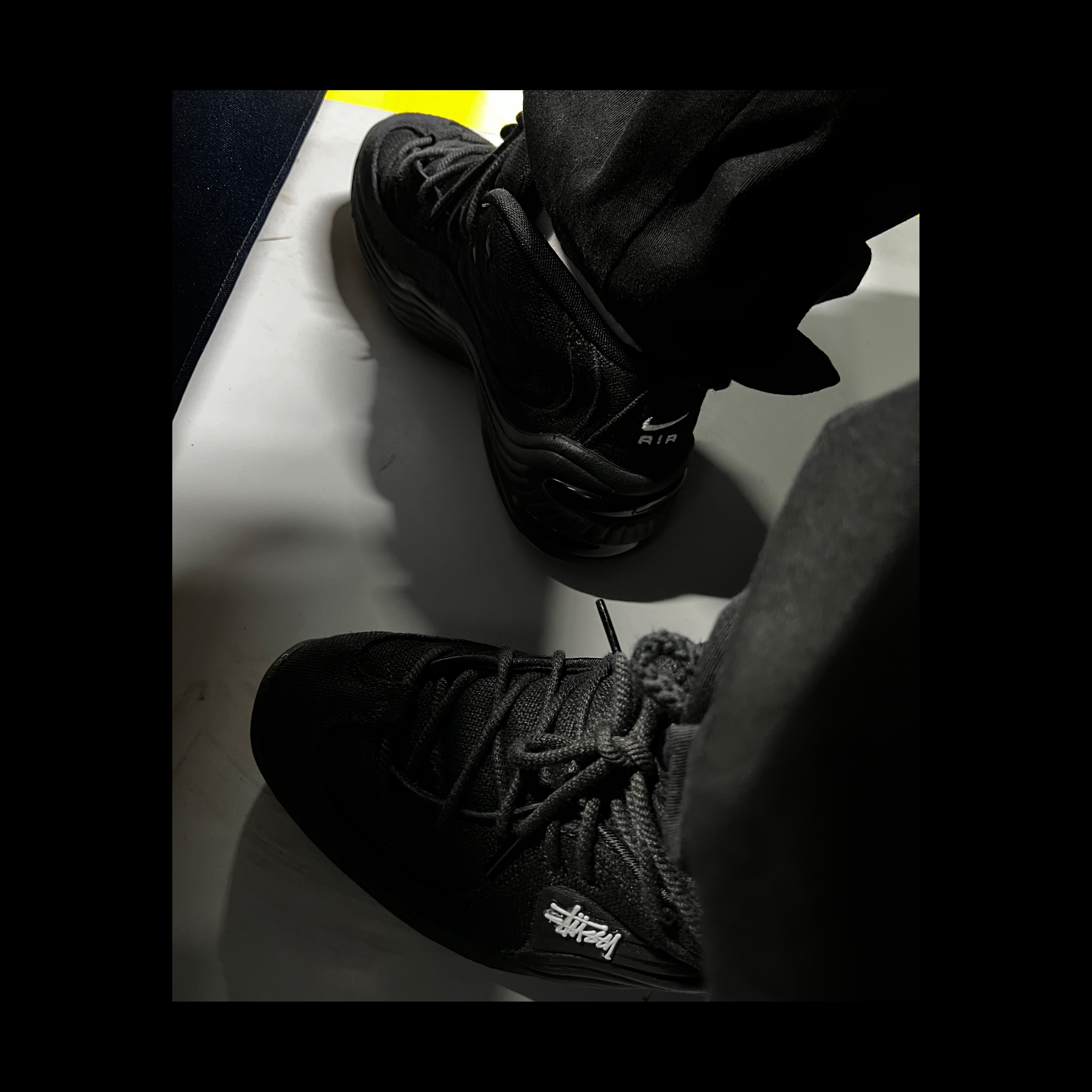 Nike x Stussy Air Penny II Black 착용 스타일
