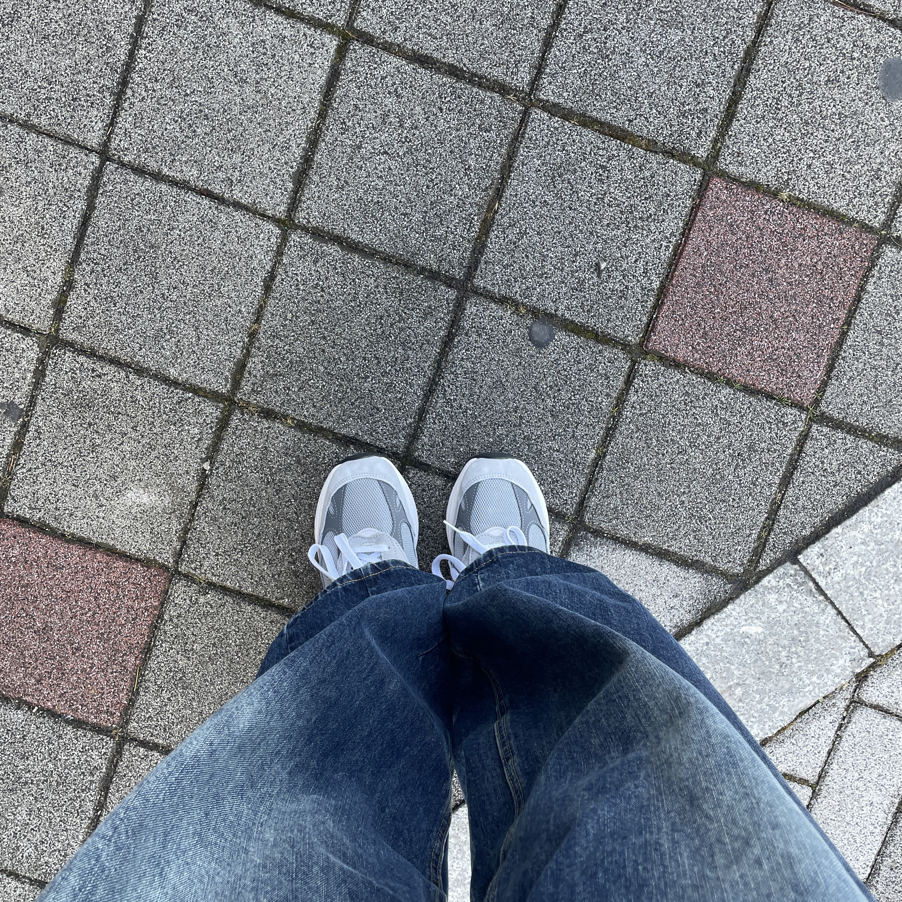 New Balance 993 Made in USA Grey - D Standard 착용 스타일 - 2