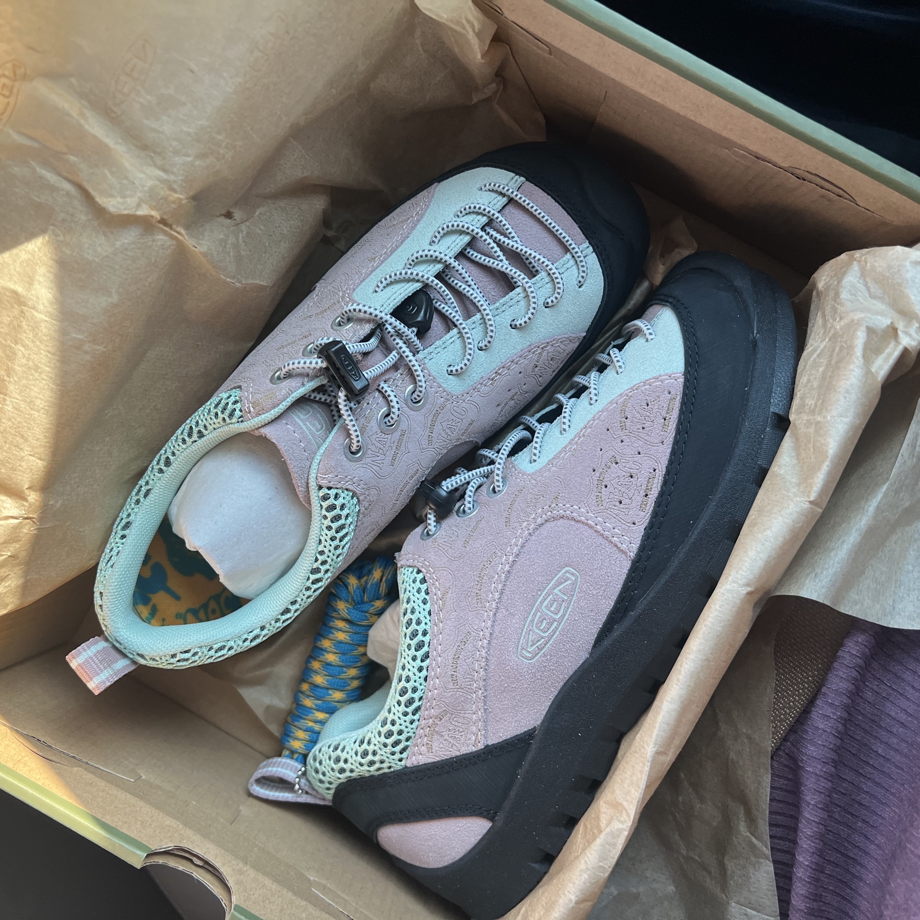 (W) Keen Jasper Rocks SP Sneakers NAC Field 착용 스타일 - 1