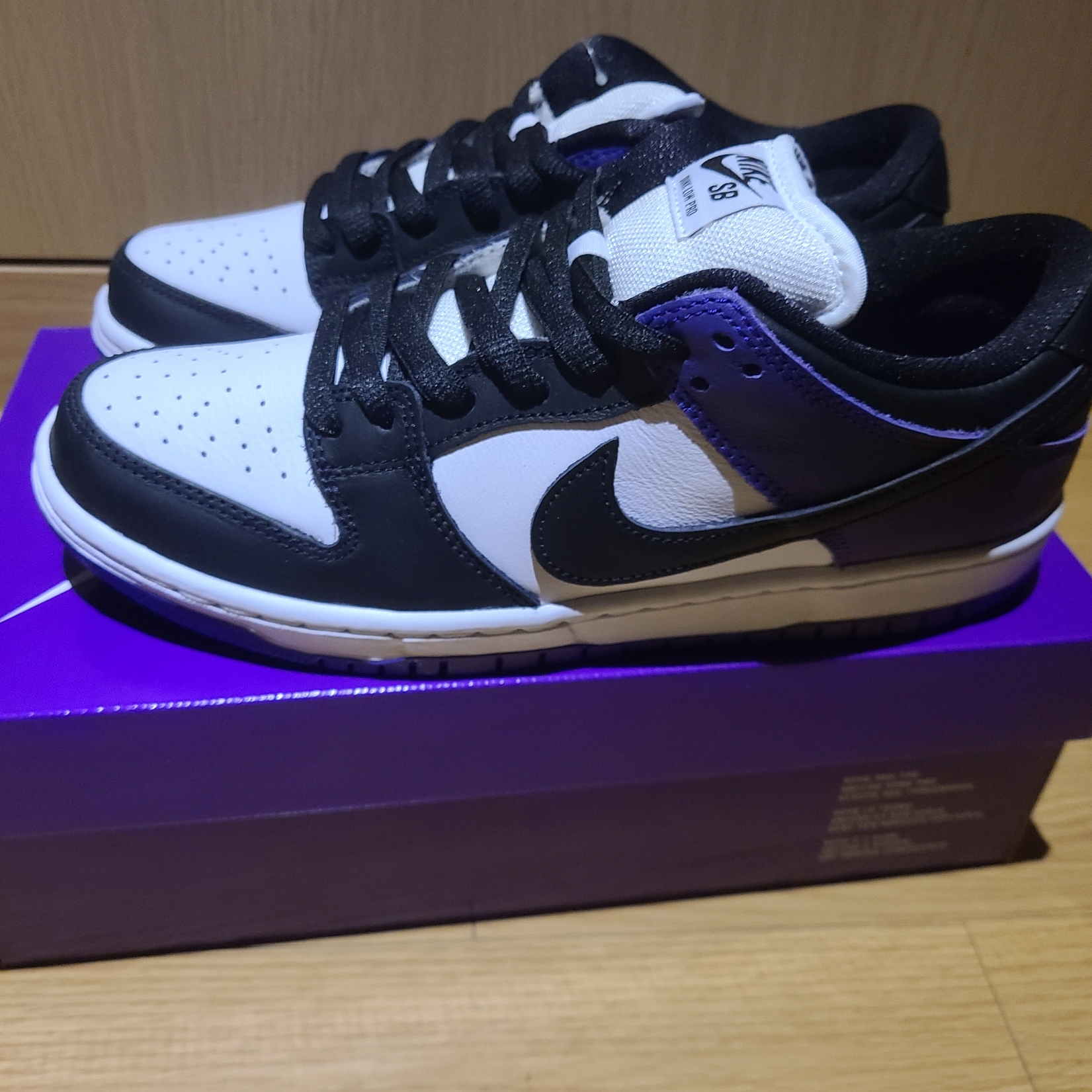 Nike SB Dunk Low Pro Court Purple 착용 스타일