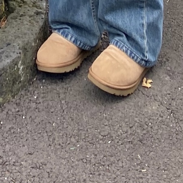 (W) UGG Classic Mini II Boots Chestnut 착용 스타일