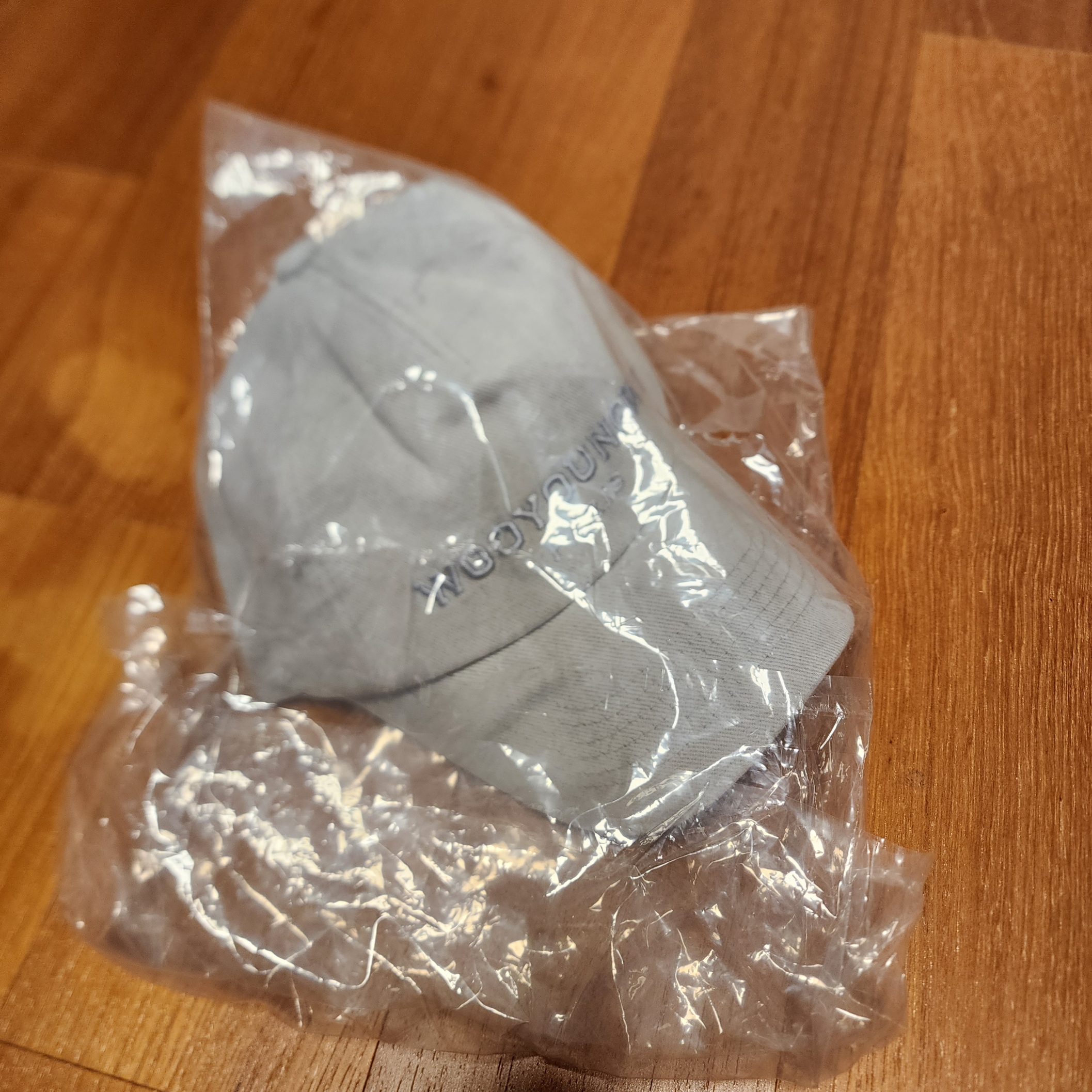 Wooyoungmi Embroidered Ball Cap Gray - 23FW 착용 스타일 - 6