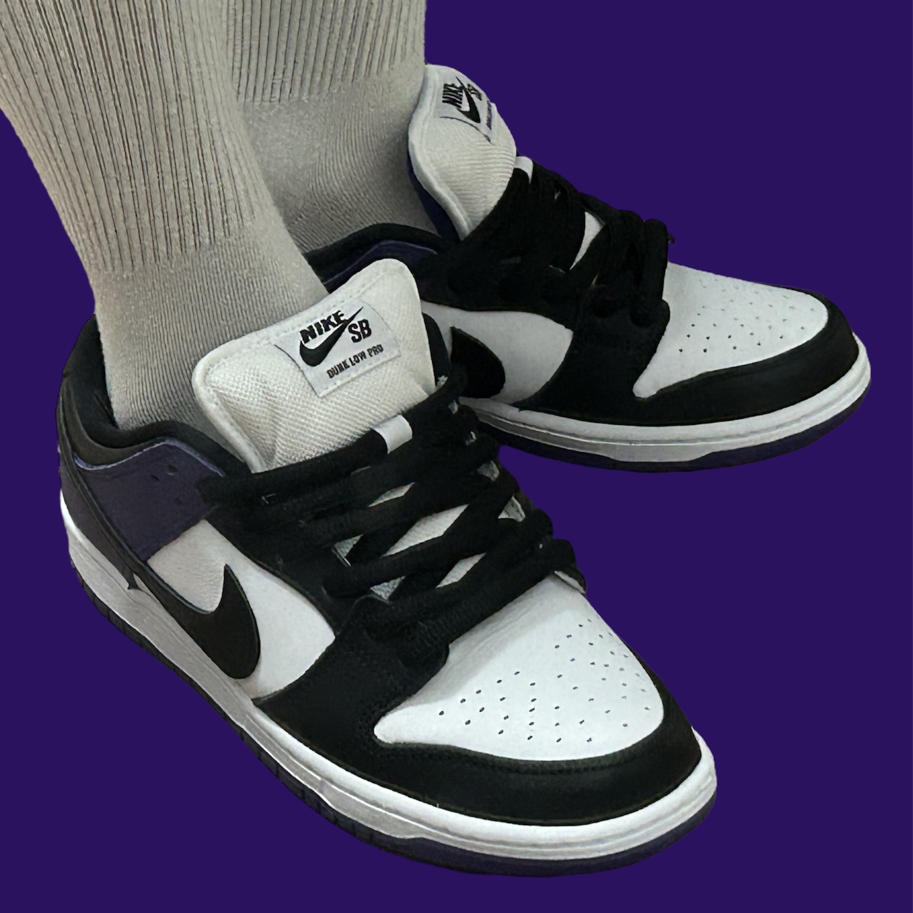 Nike SB Dunk Low Pro Court Purple 착용 스타일