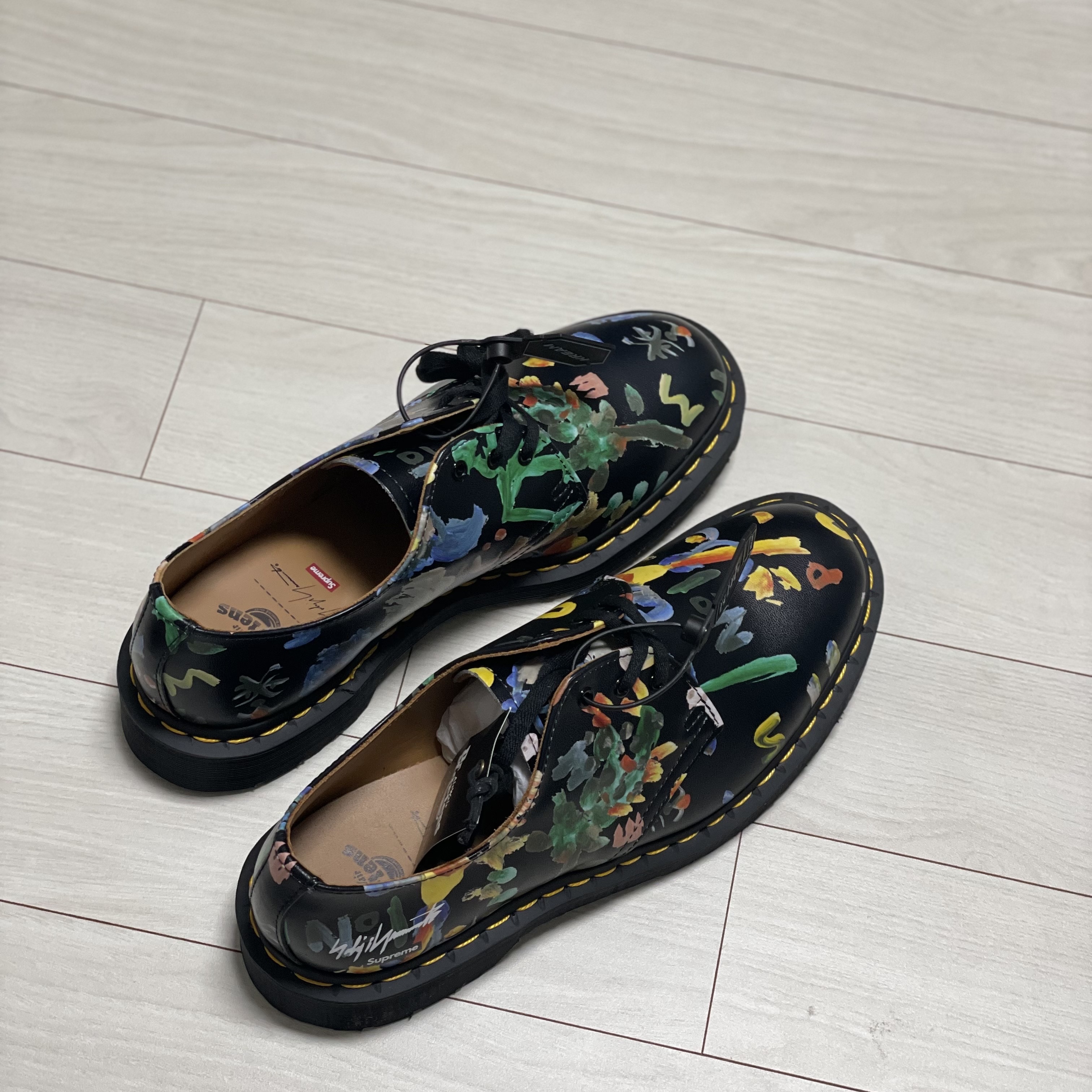 Dr. Martens x Supreme x Yohji Yamamoto 1461 3-Eye Shoe Black 착용 스타일