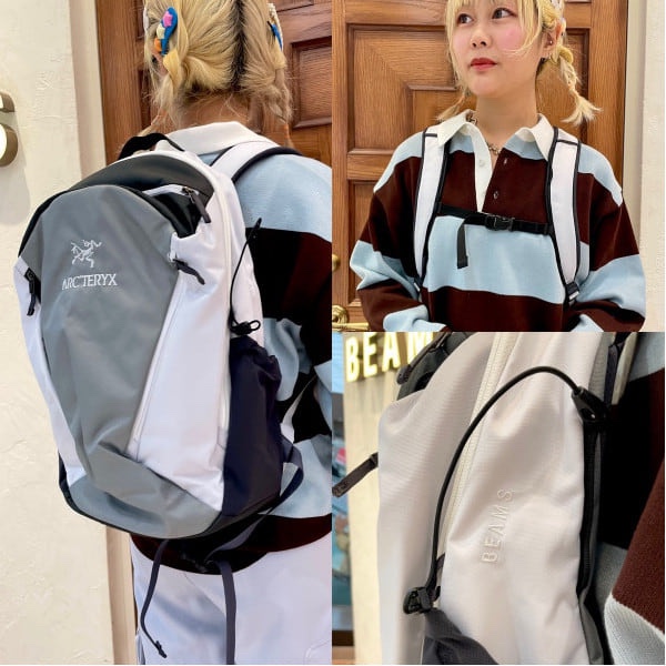 Arc'teryx x Beams Mantis 26 Backpack Tranquil 착용 스타일 - 2