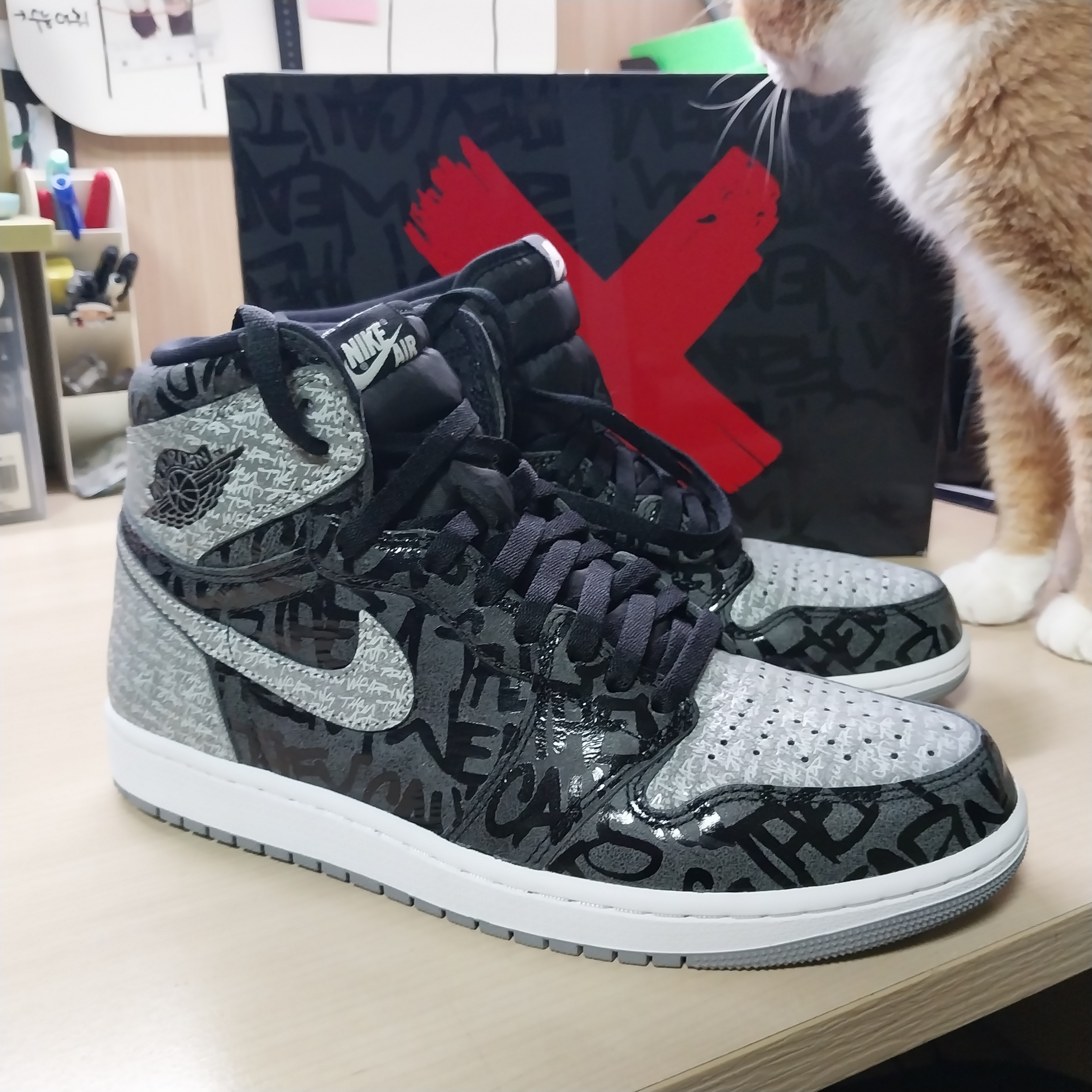 Jordan 1 Retro High OG Rebellionaire 착용 스타일 - 3