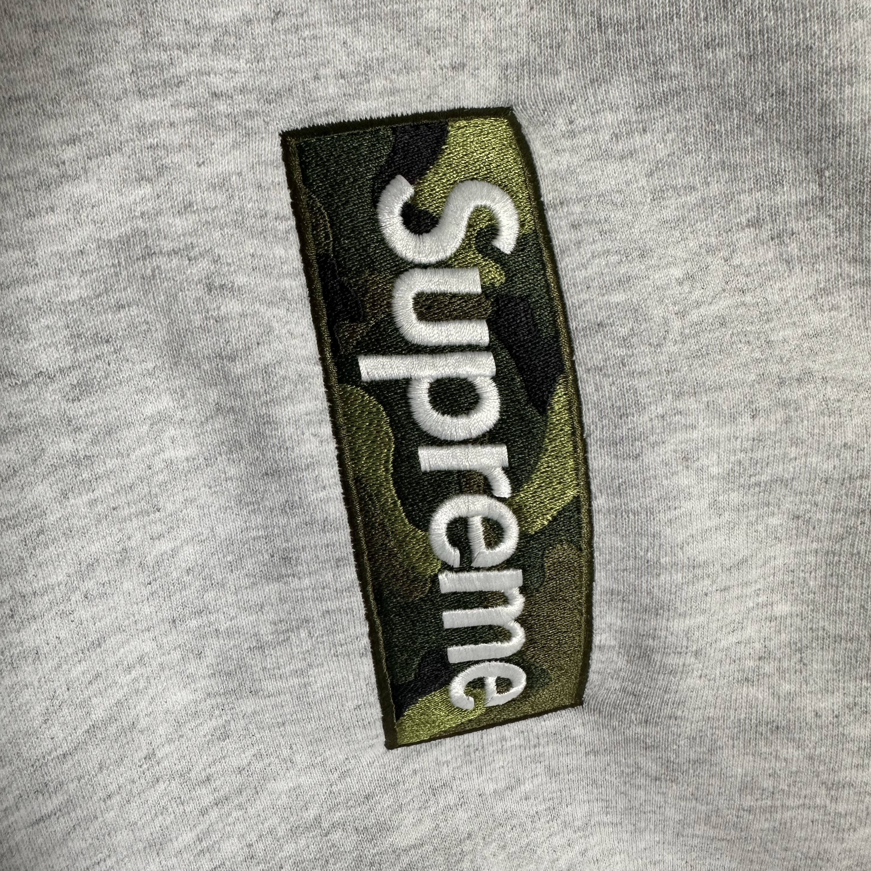 Supreme Box Logo Hooded Sweatshirt Ash Grey - 23FW 착용 스타일