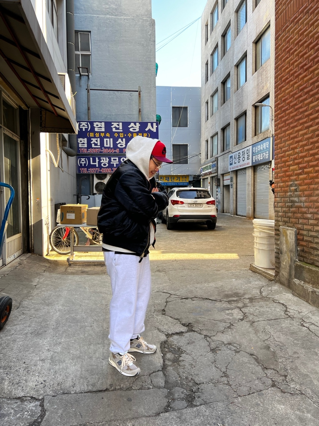 CDG x 알파 인더스트리 바이어스 MA-1 자켓 블랙 | CDG | KREAM