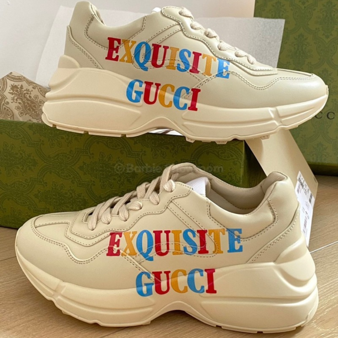 (W) Gucci Rhyton Exquisite Ivory 착용 스타일 - 2