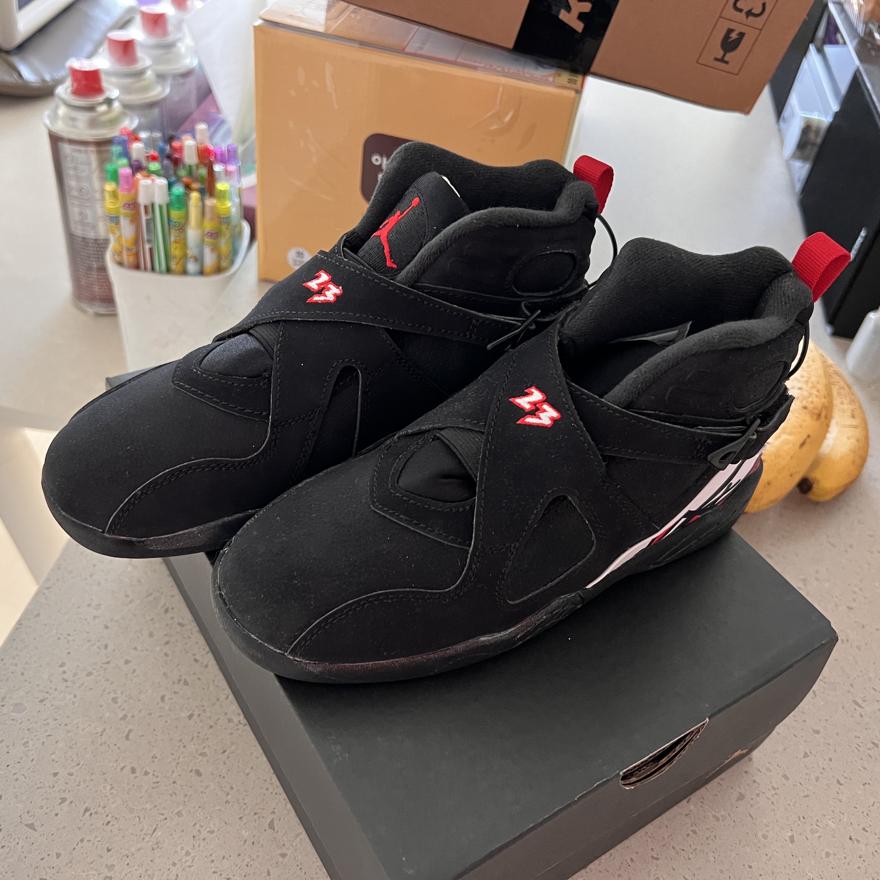 (PS) Jordan 8 Retro Playoffs 2023 착용 스타일