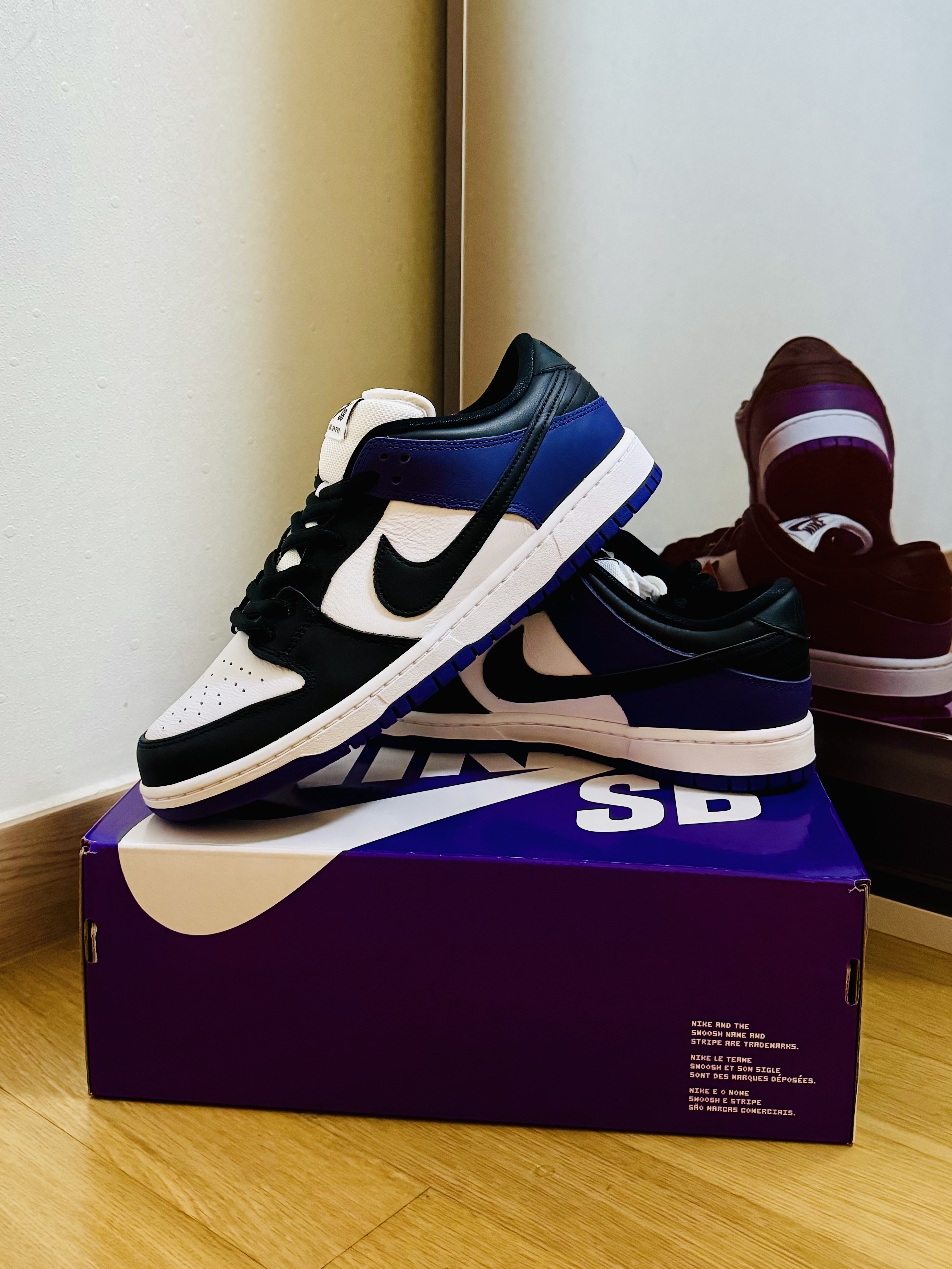 Nike SB Dunk Low Pro Court Purple 착용 스타일