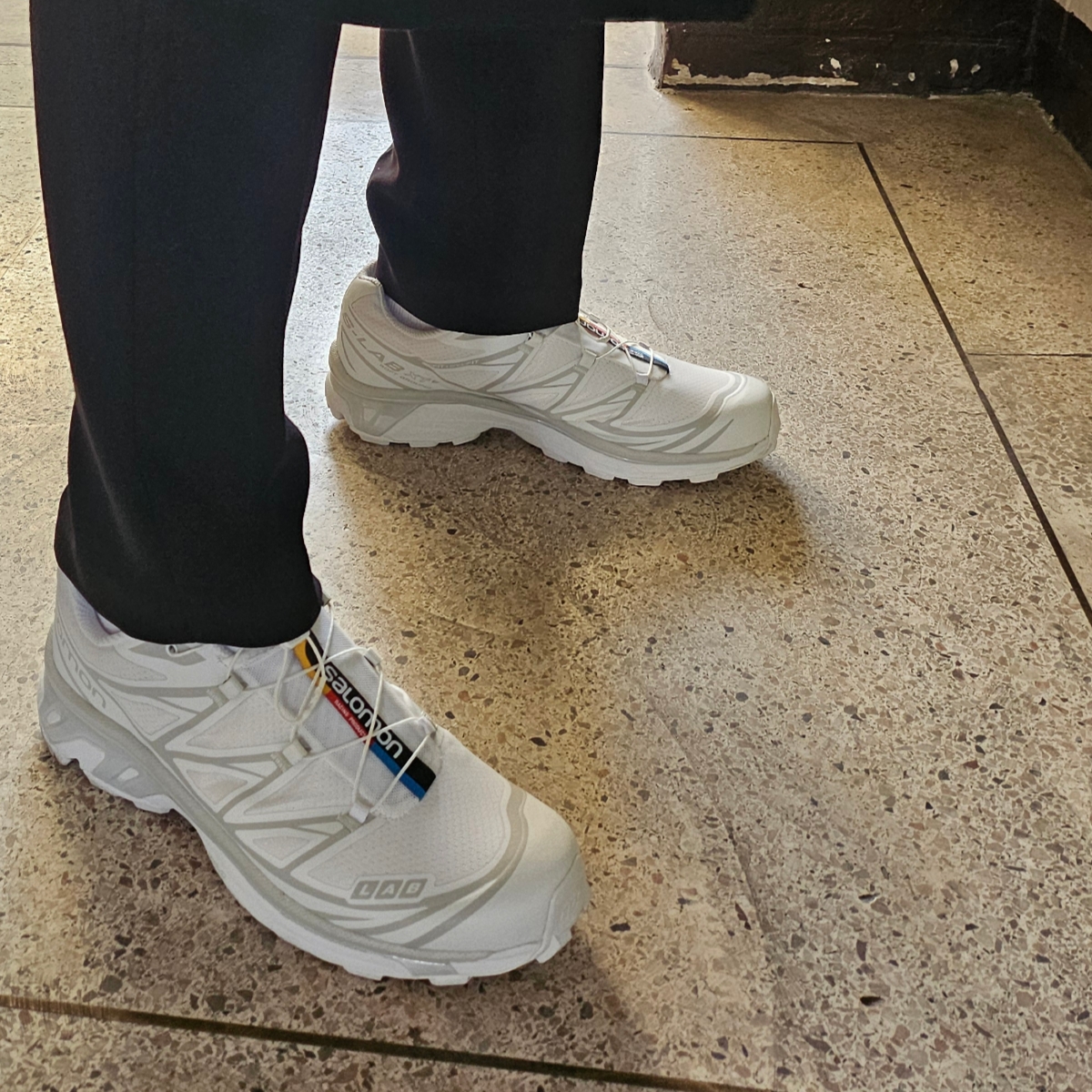 Salomon XT-6 ADV White 착용 스타일 - 2